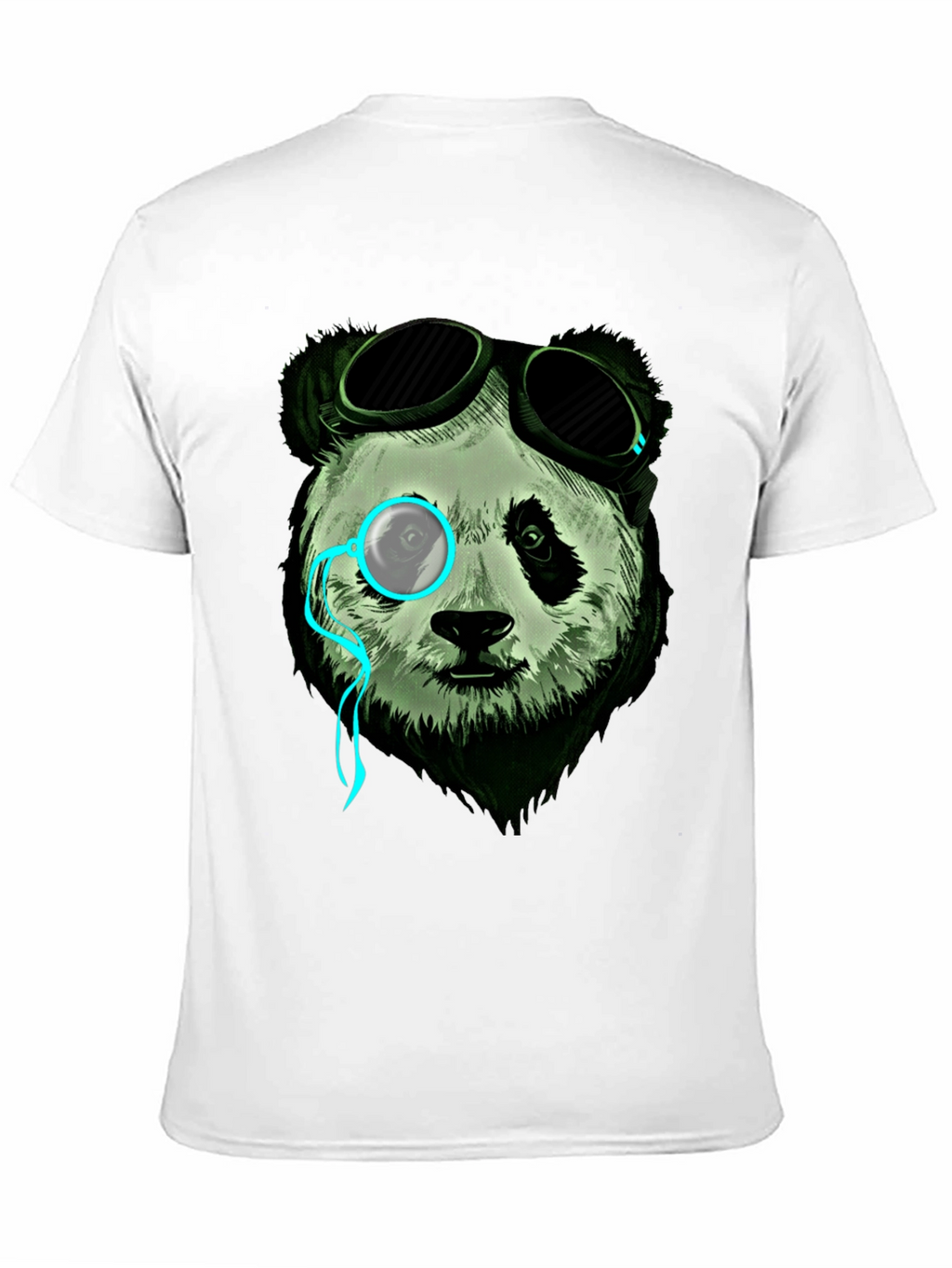 Steampunk Panda Graphic Tee - Cool & Unique Design