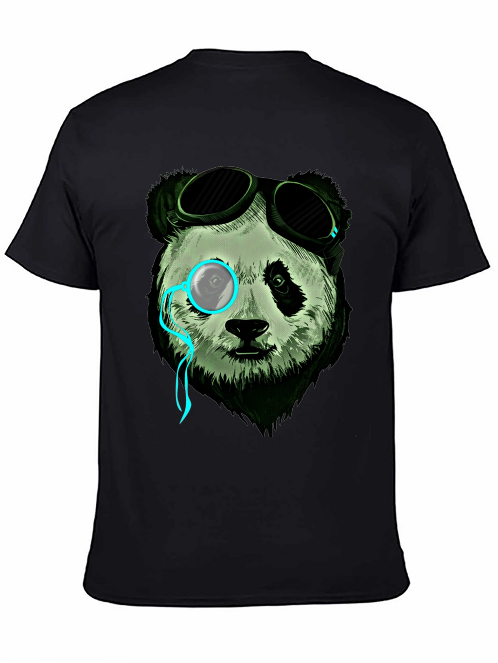 Steampunk Panda Graphic Tee - Cool & Unique Design