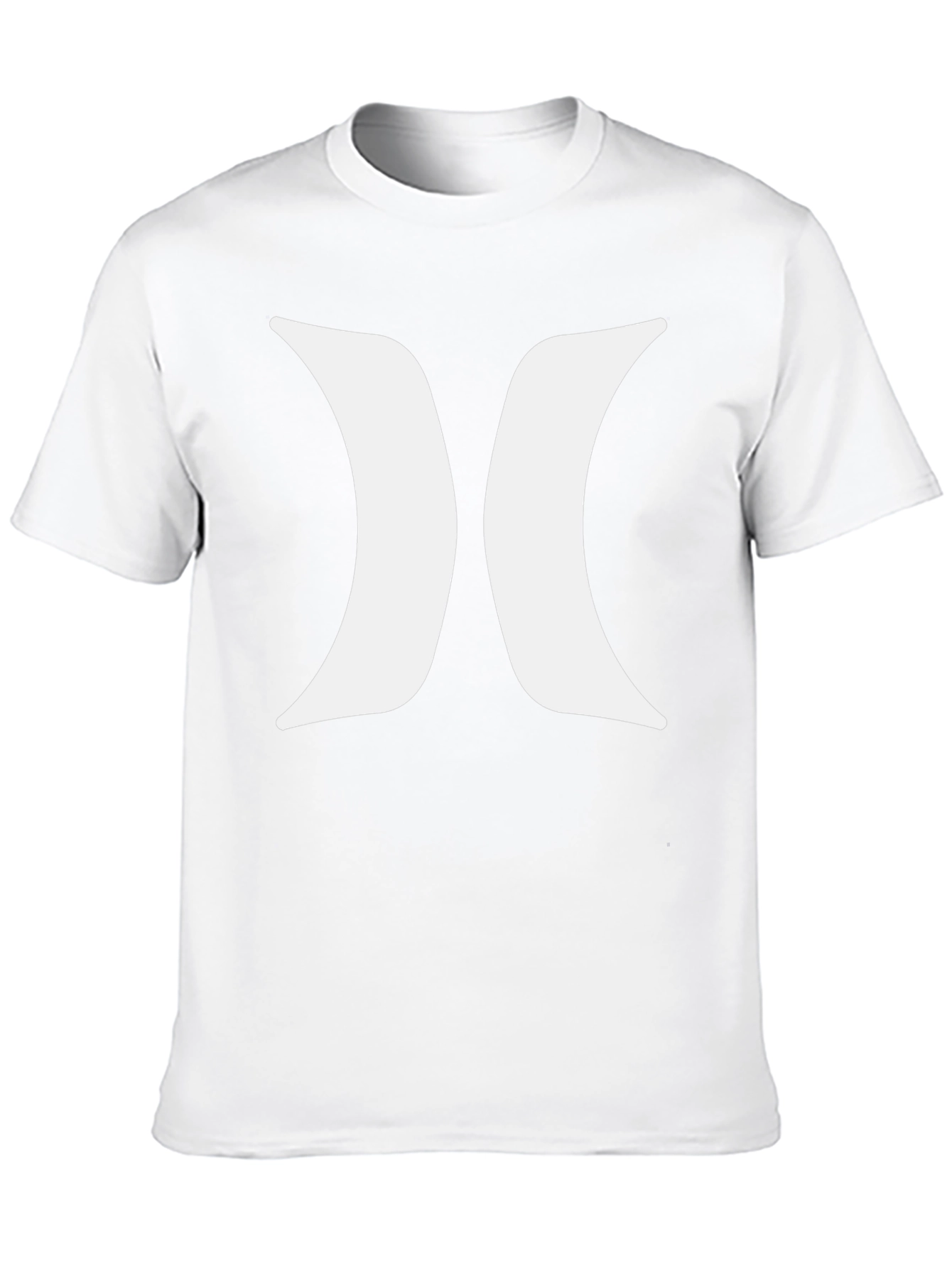Black Hurley T-Shirt with White Logo