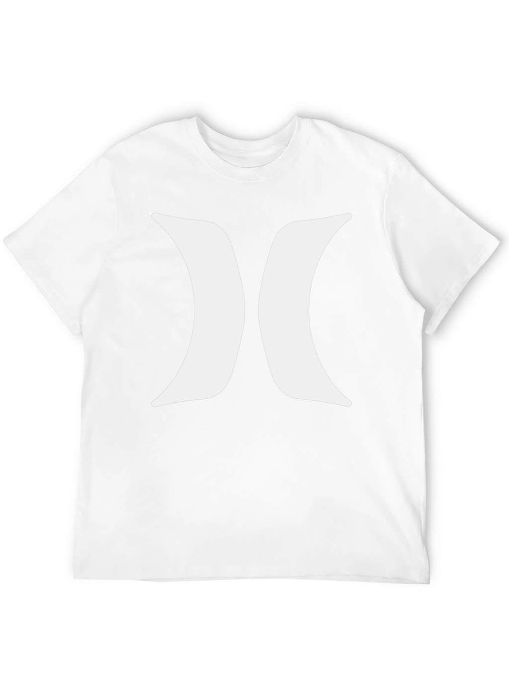 Black Hurley T-Shirt with White Logo