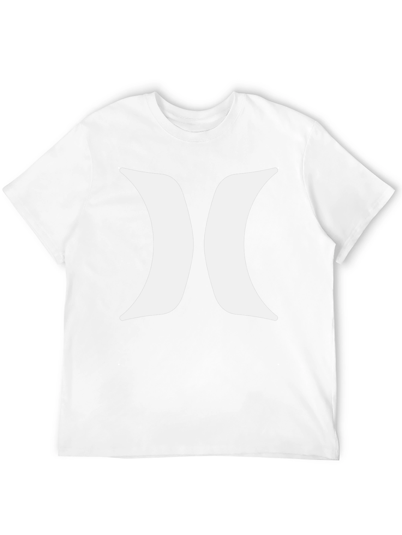 Black Hurley T-Shirt with White Logo