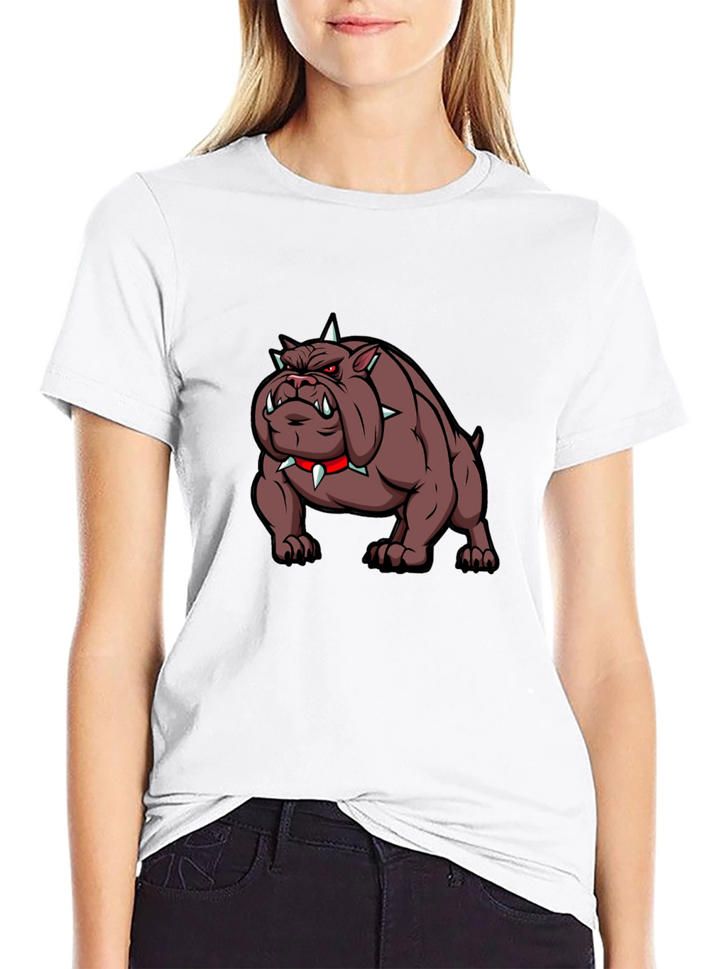 Graphic Bulldog T-Shirt - Edgy Design