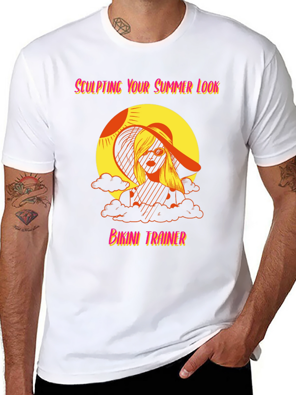 Sculpting Summer Look T-Shirt - Bikini Trainer Style