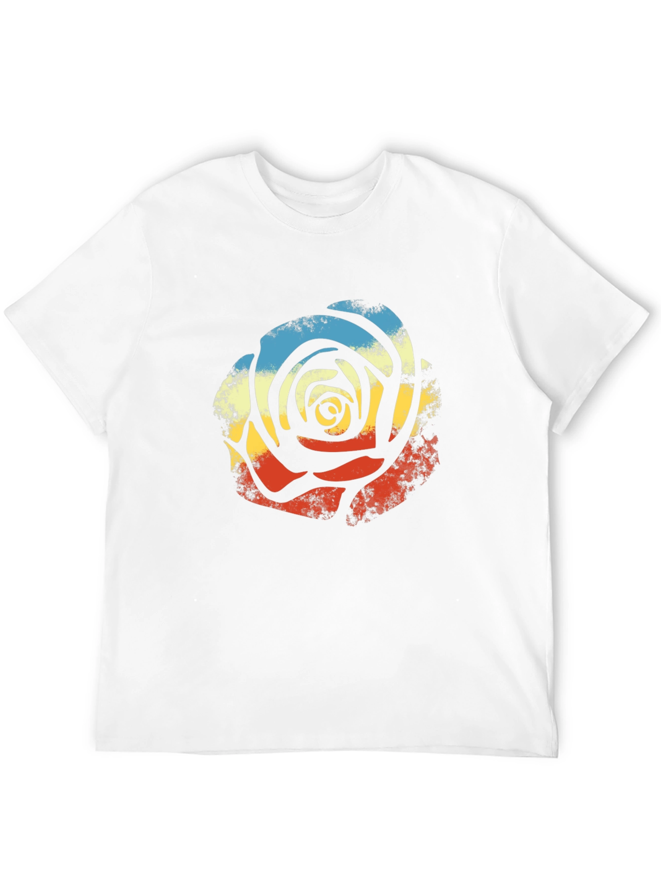Retro Rose Graphic Tee - Stylish Comfort