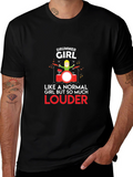 Drummer Girl T-Shirt - Funny Musician Tee