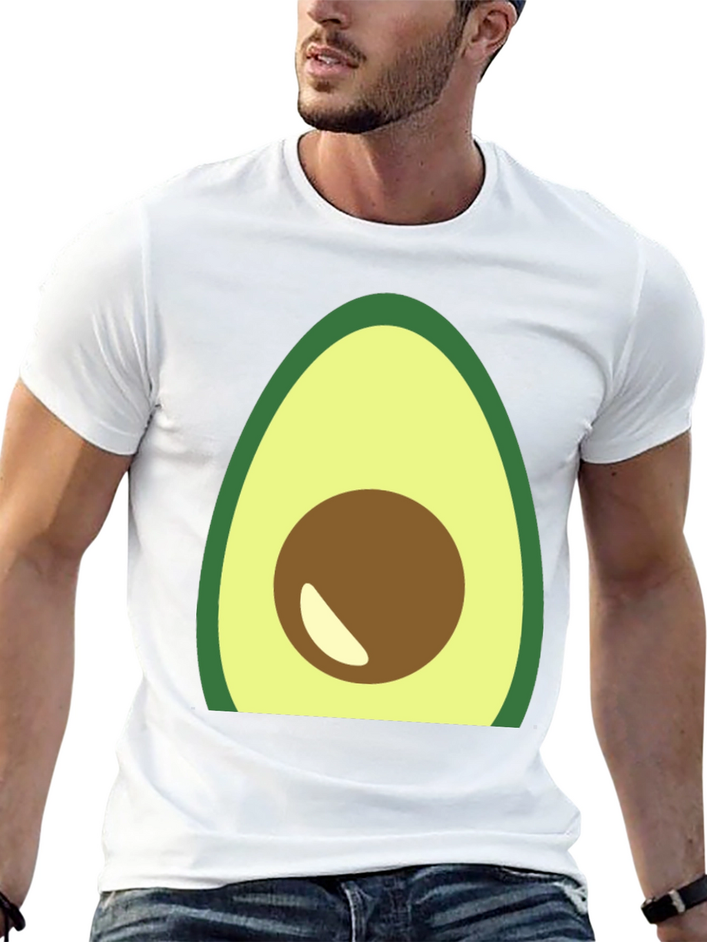 Avocado Graphic T-Shirt - Casual Comfort