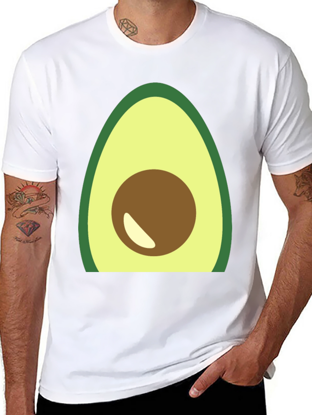 Avocado Graphic T-Shirt - Casual Comfort