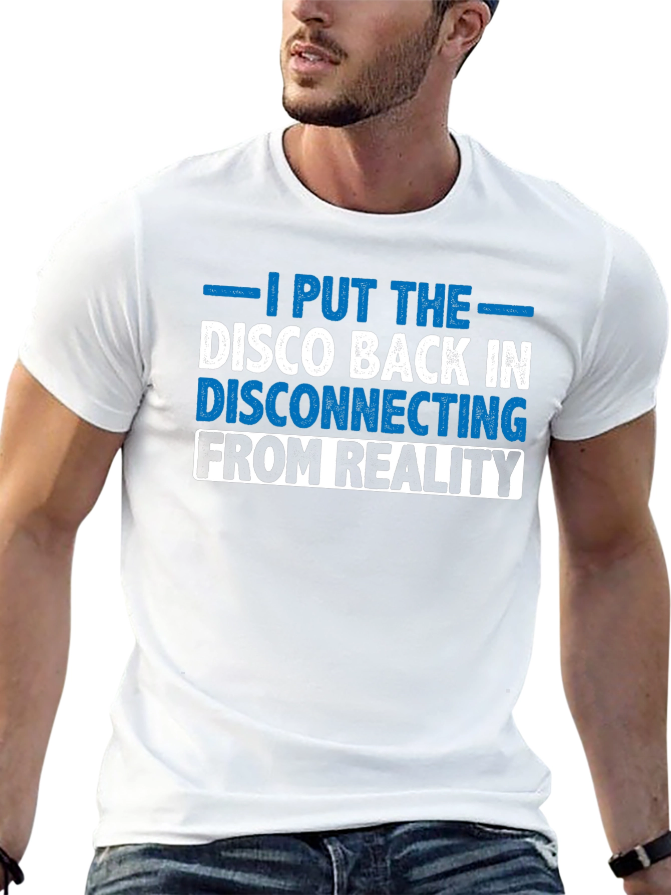 Disco Disconnecting T-Shirt: Funny Graphic Tee for Men