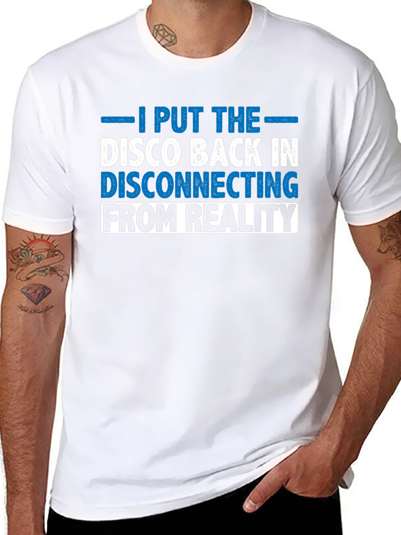 Disco Disconnecting T-Shirt: Funny Graphic Tee for Men