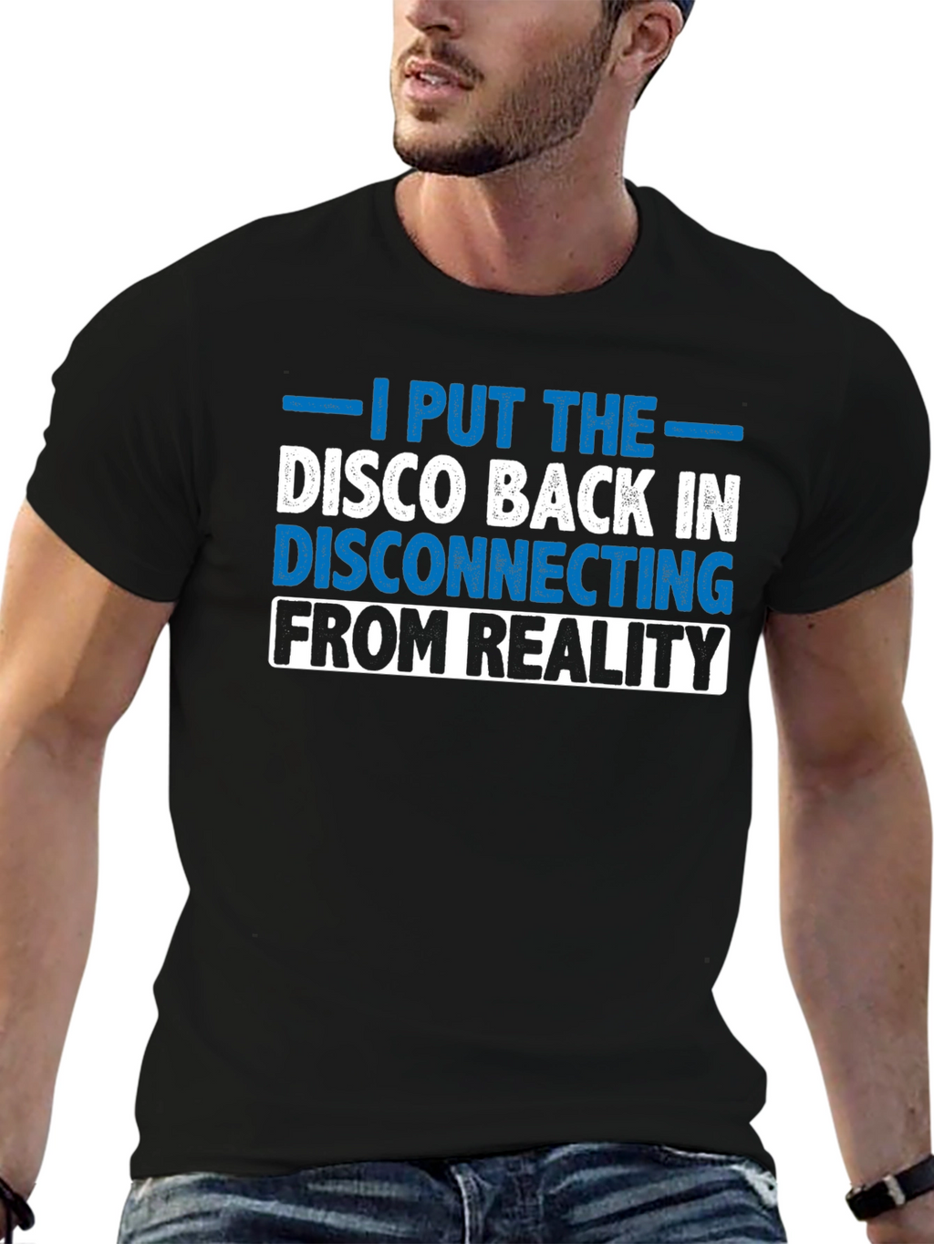 Disco Disconnecting T-Shirt: Funny Graphic Tee for Men