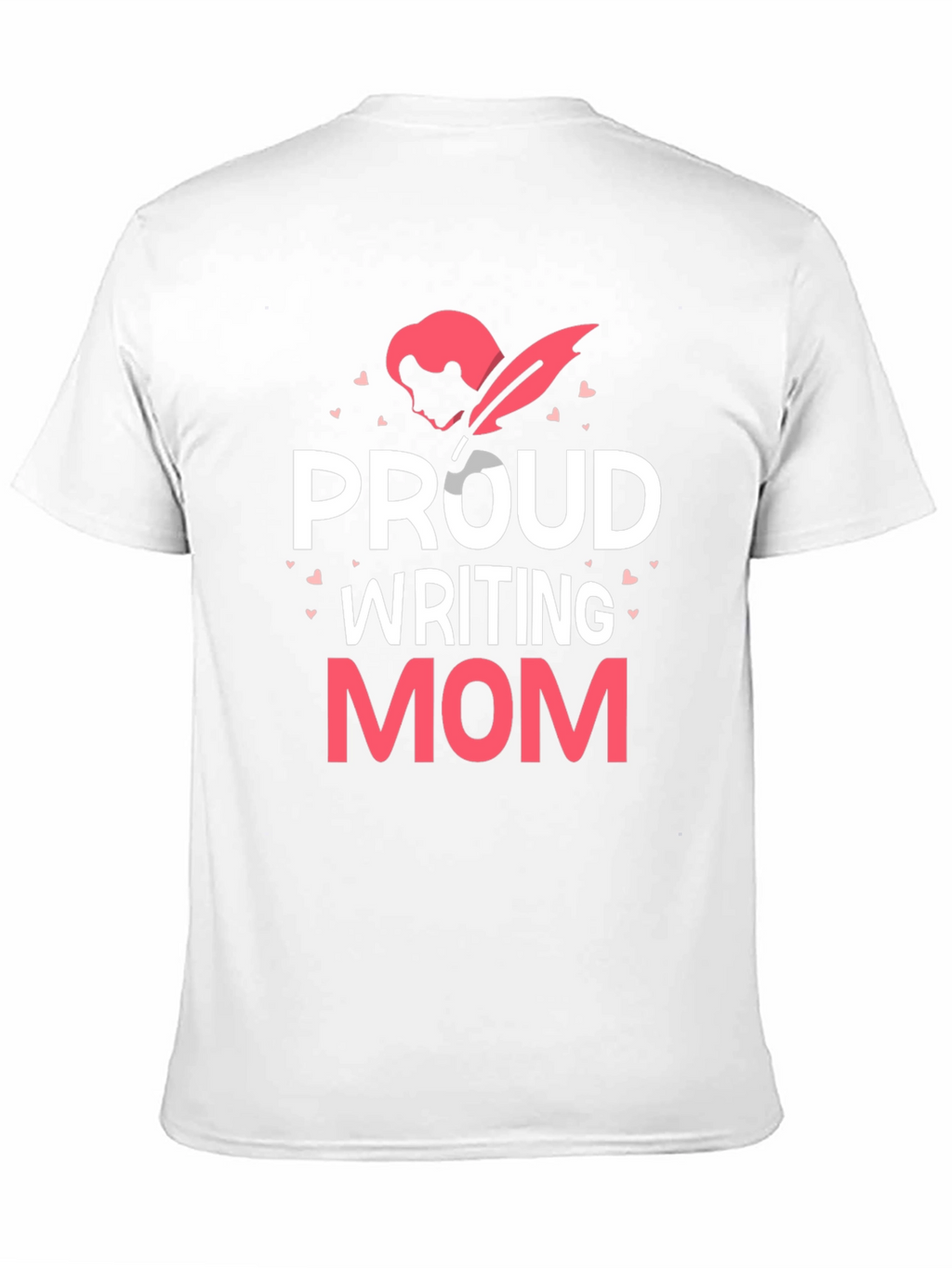 Proud Writing Mom T-Shirt - Black Tee