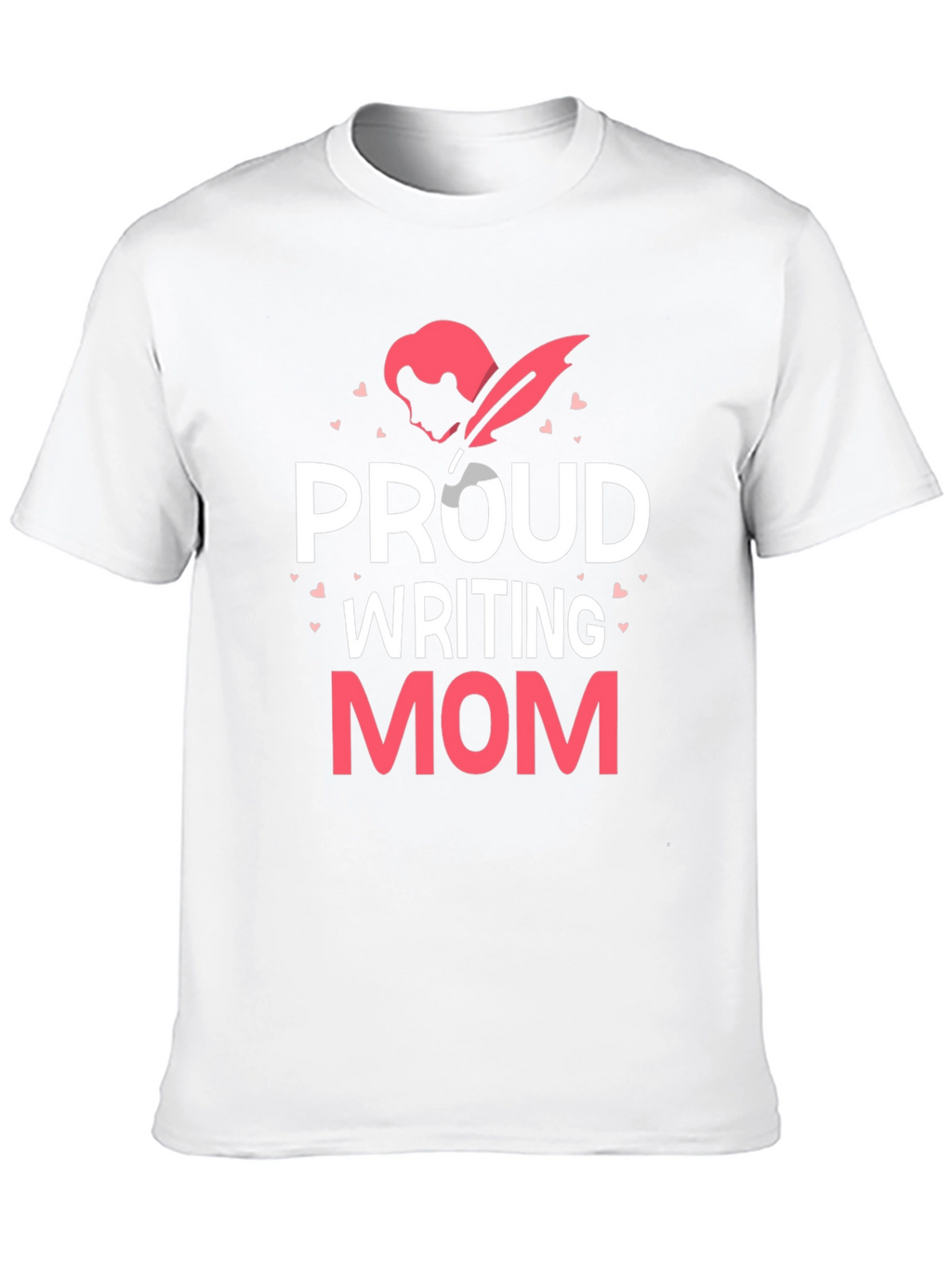 Proud Writing Mom T-Shirt - Black Tee