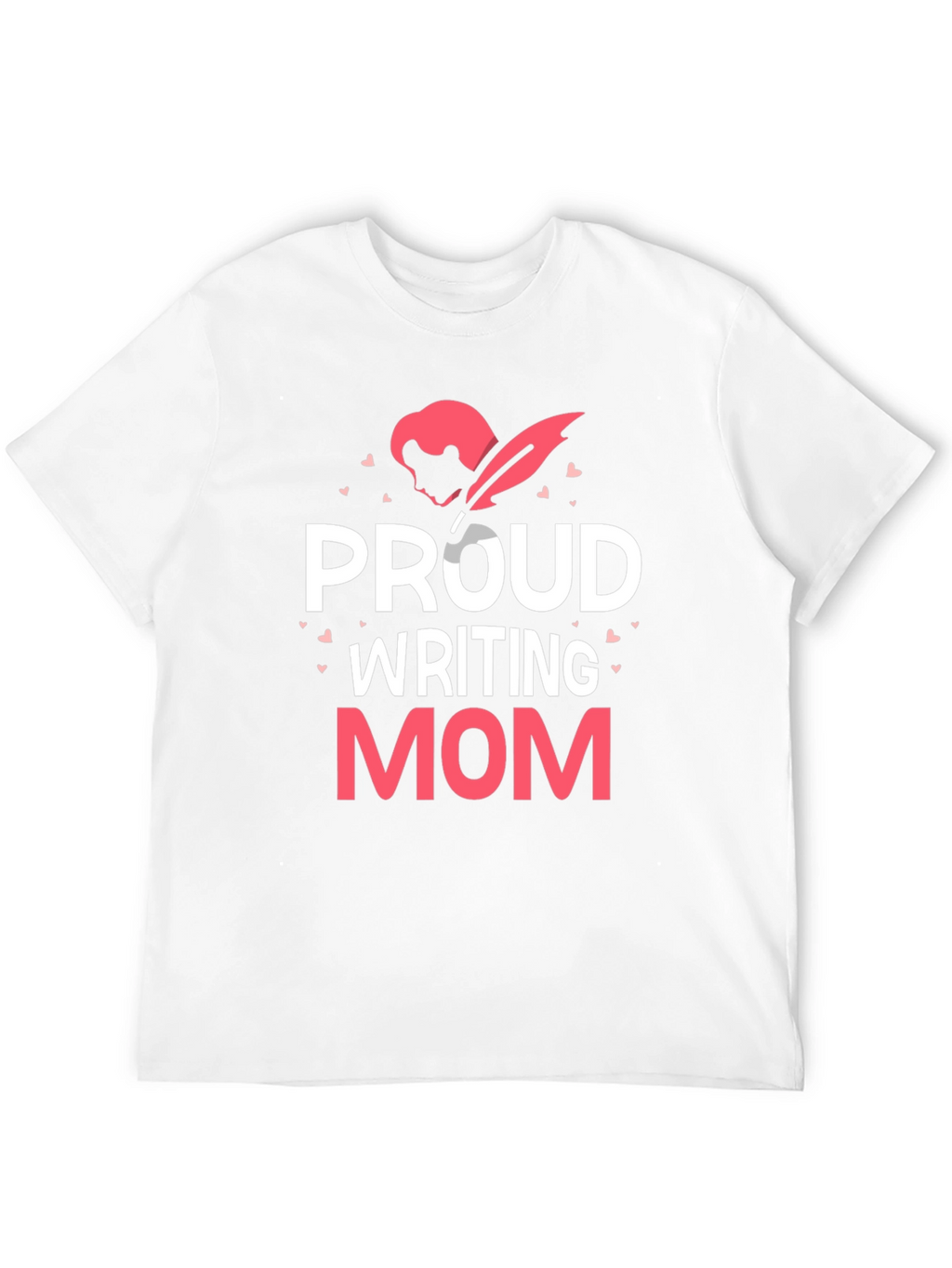 Proud Writing Mom T-Shirt - Black Tee