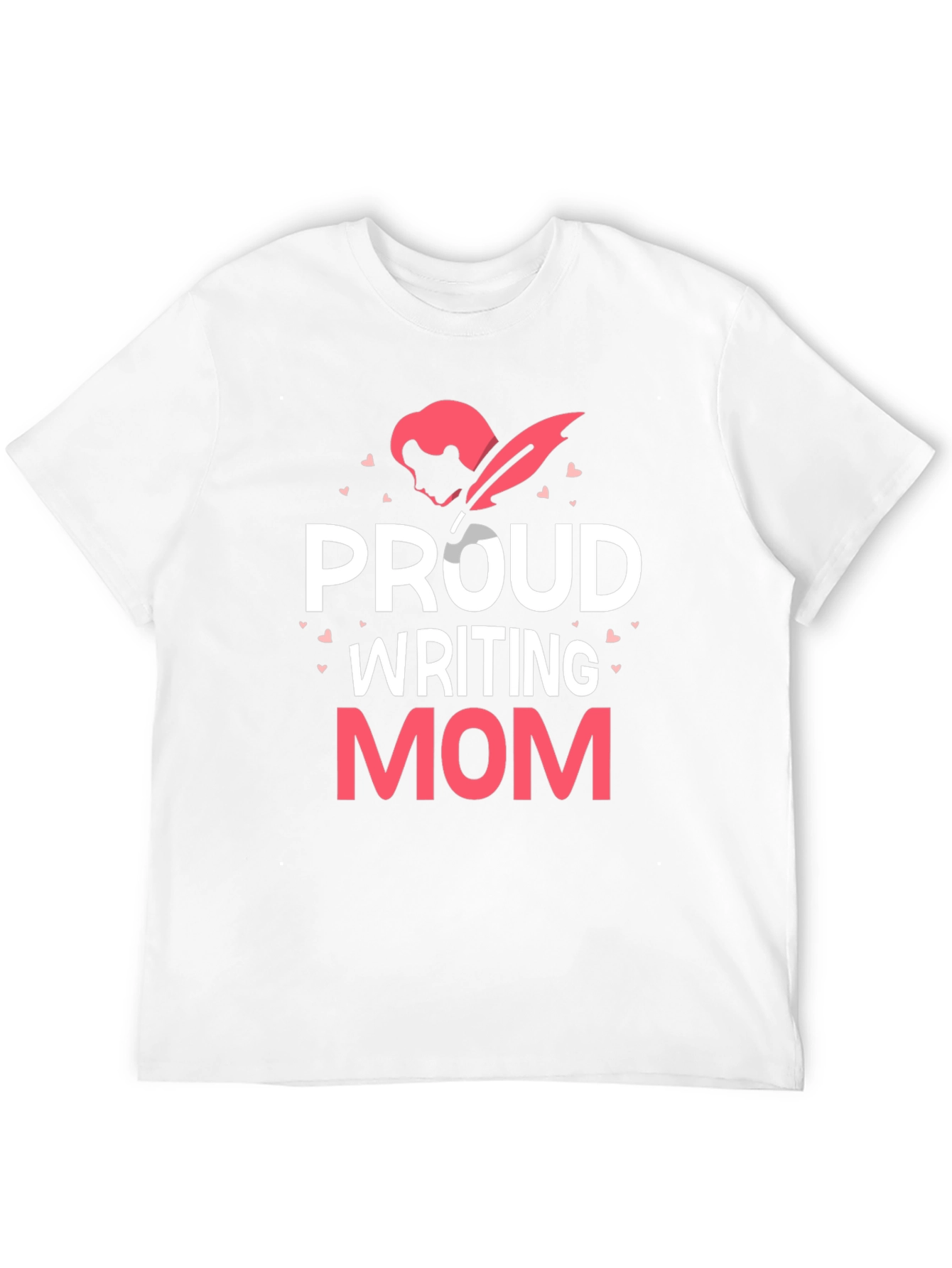 Proud Writing Mom T-Shirt - Black Tee