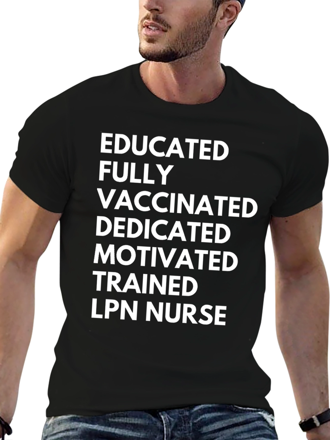 Educated & Vaccinated LPN Nurse T-Shirt
