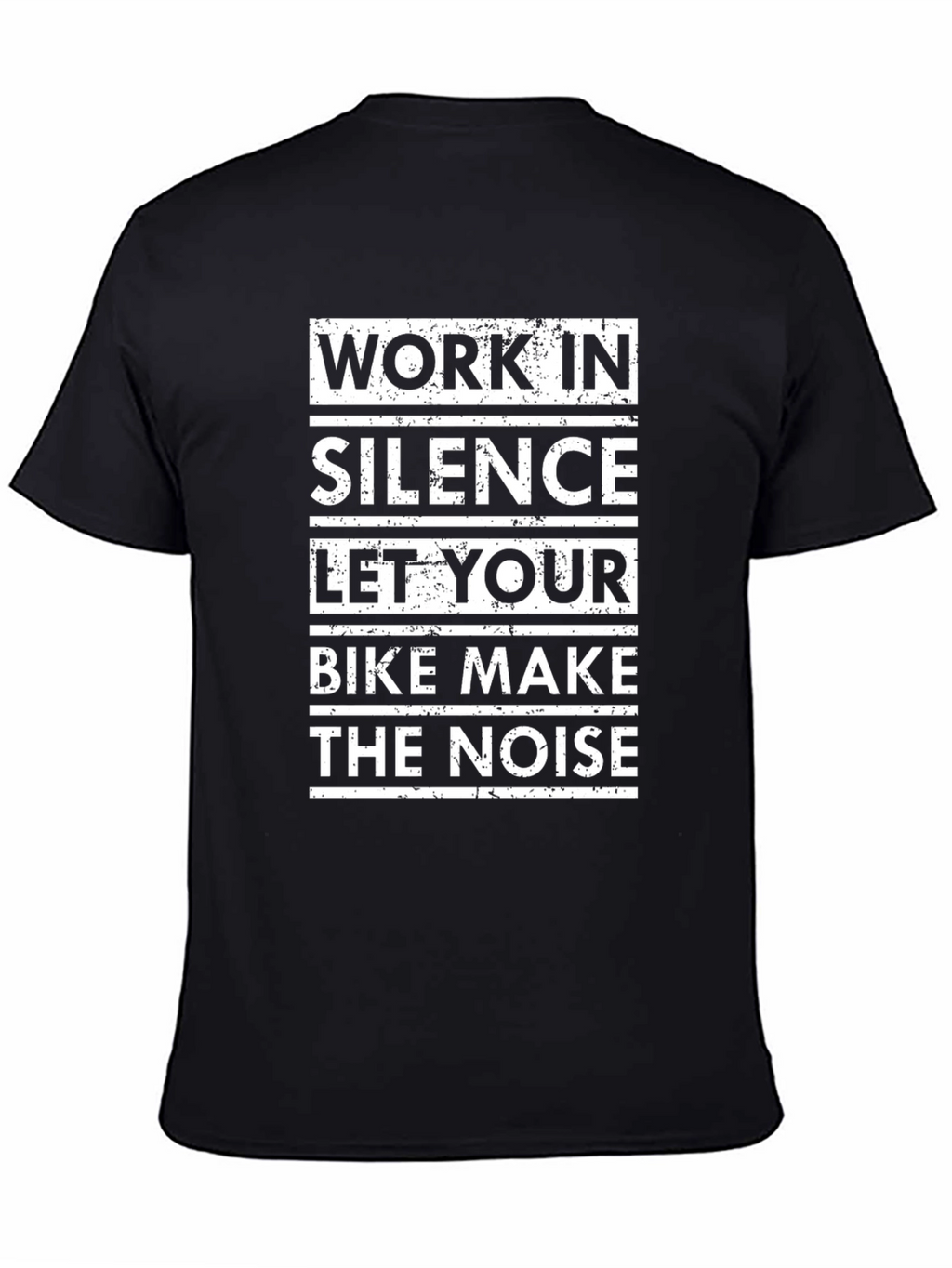 Work In Silence Bike T-Shirt
