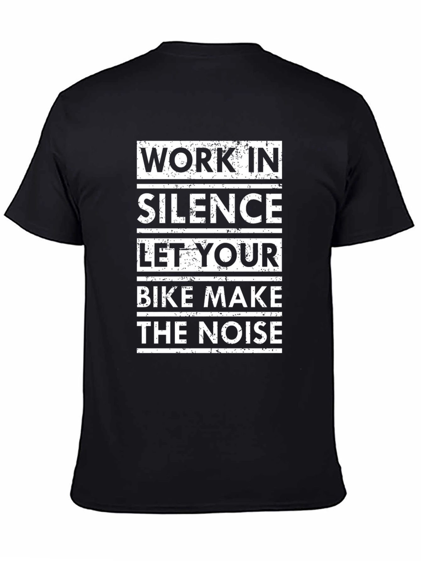 Work In Silence Bike T-Shirt