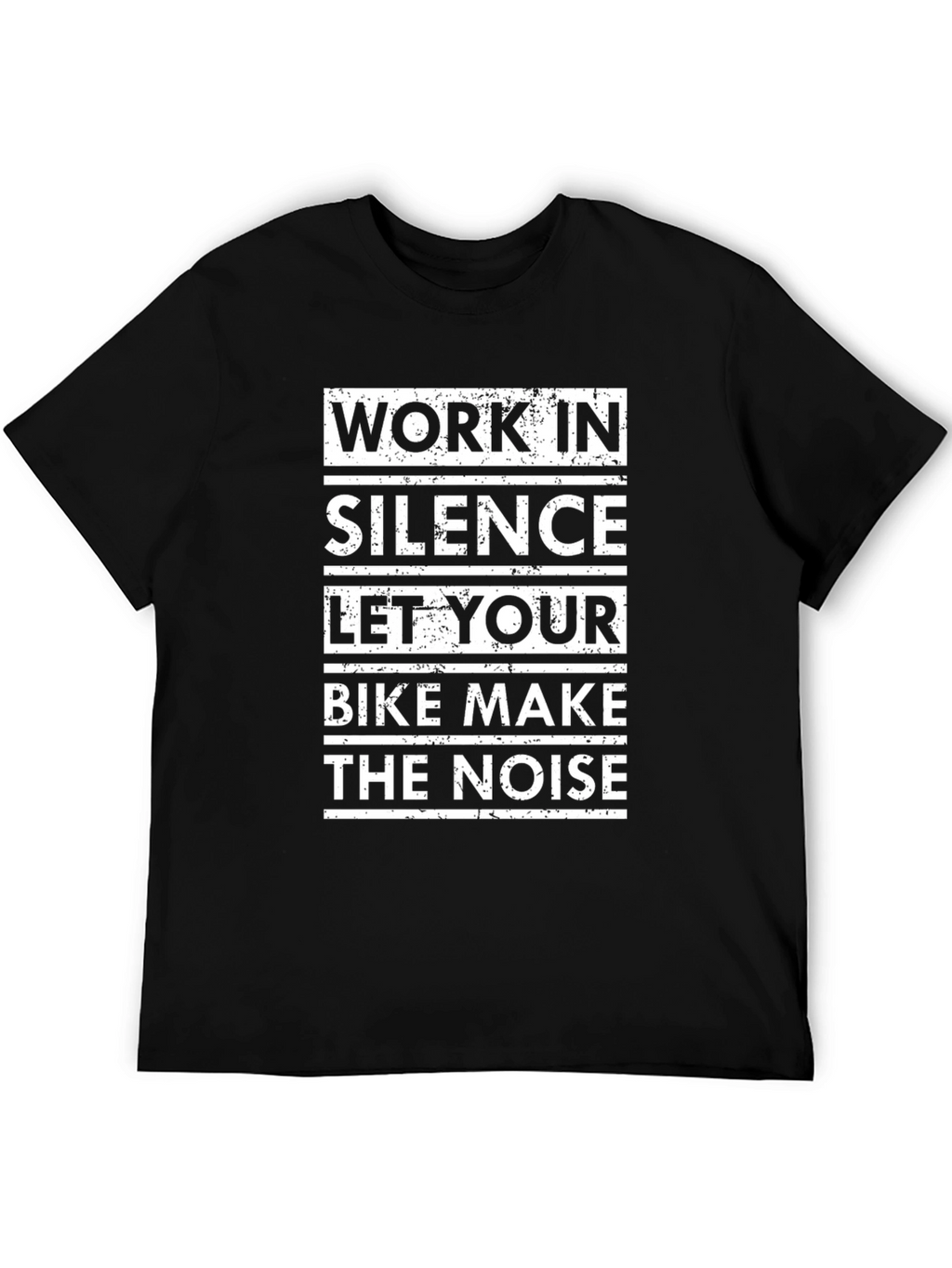 Work In Silence Bike T-Shirt