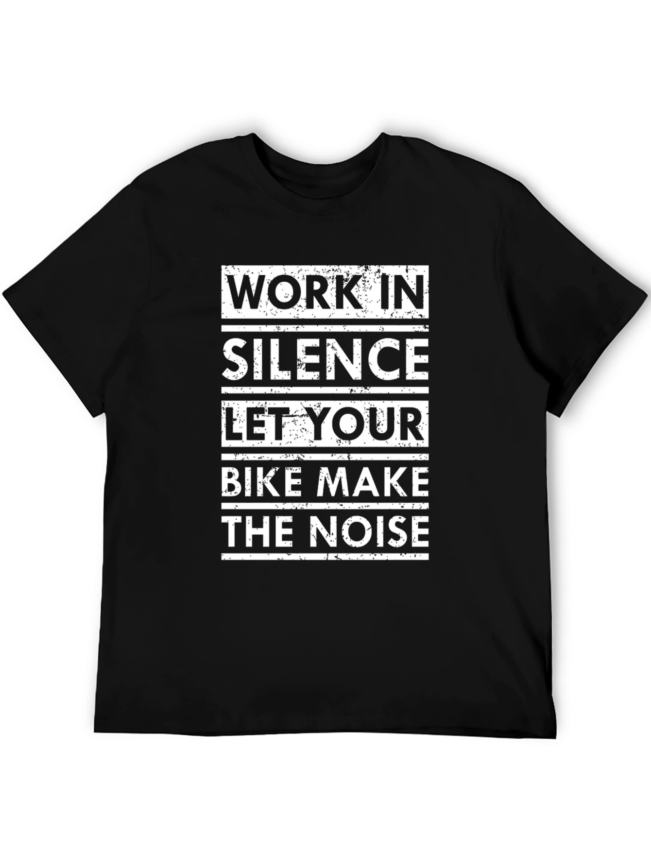 Work In Silence Bike T-Shirt