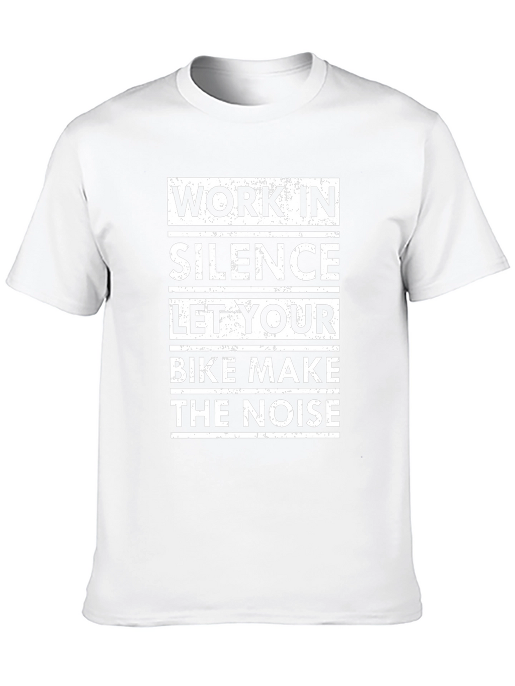 Work In Silence Bike T-Shirt