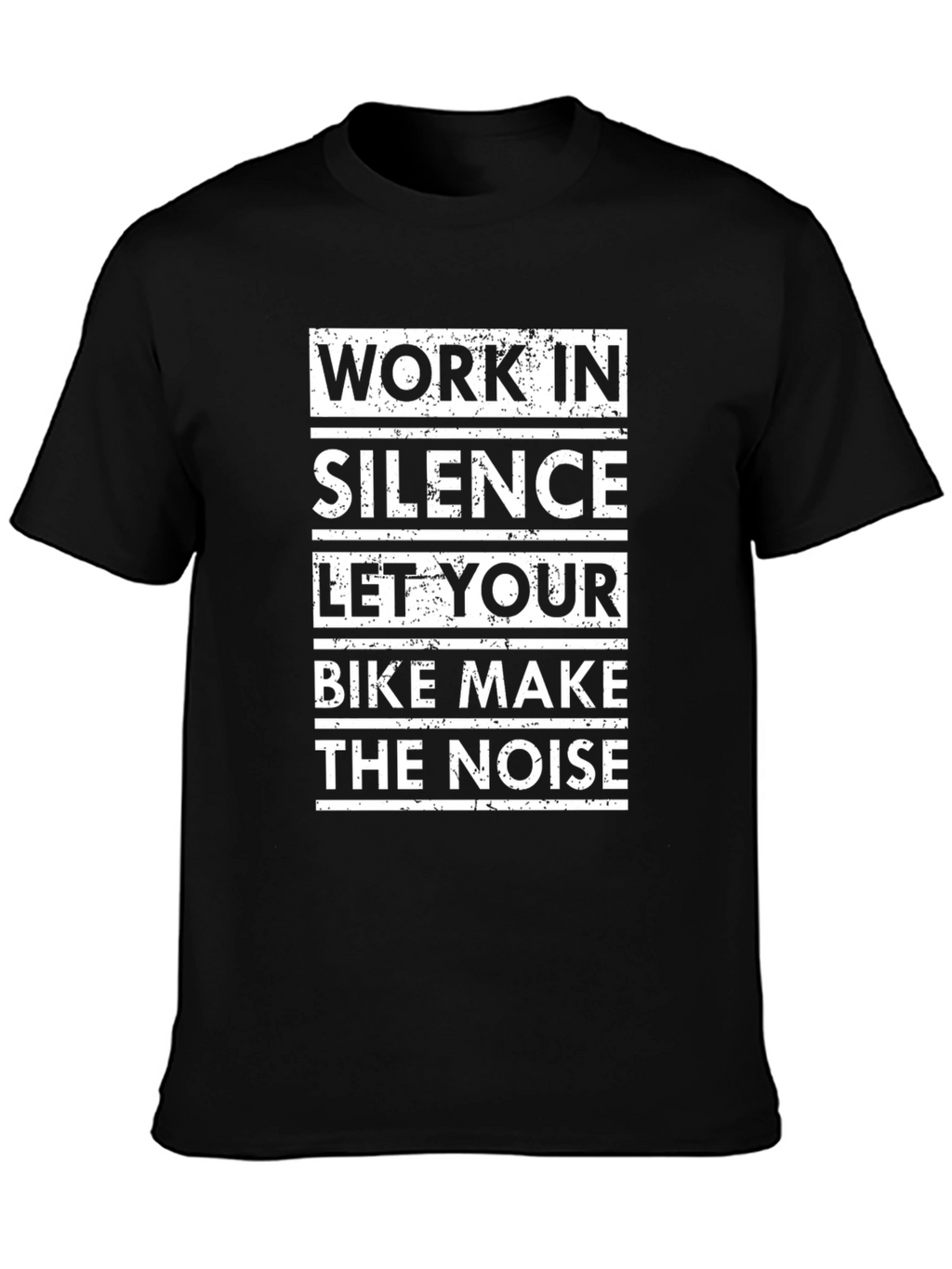 Work In Silence Bike T-Shirt