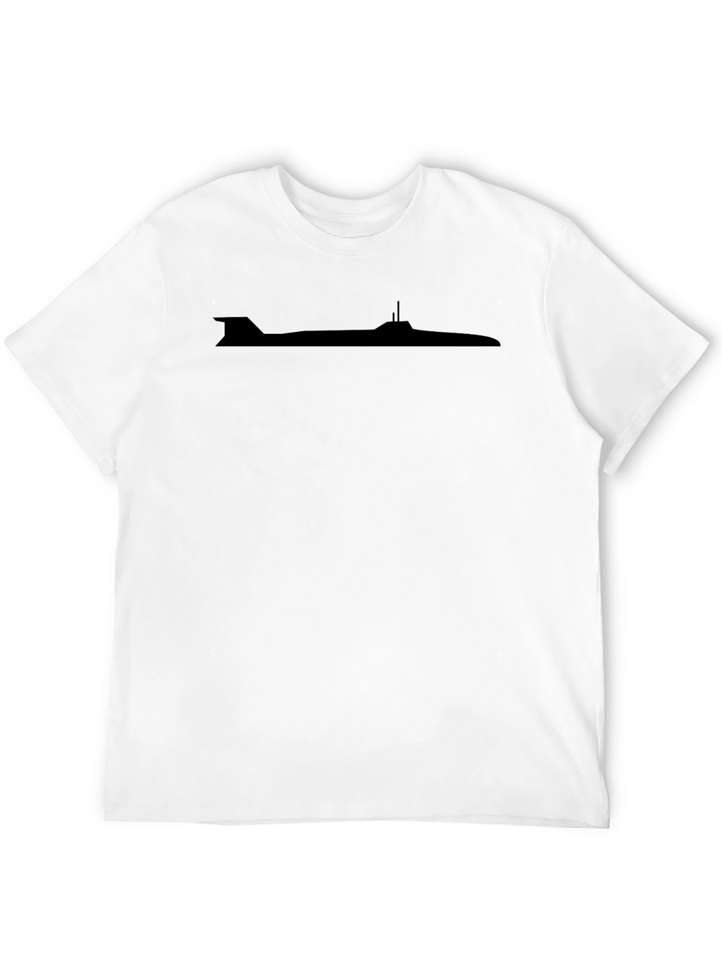 Submarine Silhouette Black T-Shirt