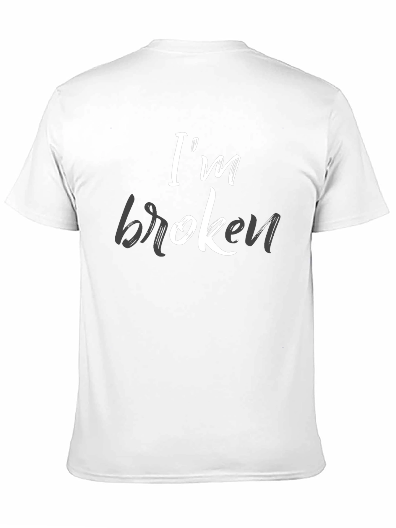 Im Broken Graphic Tee - Mens Black T-Shirt
