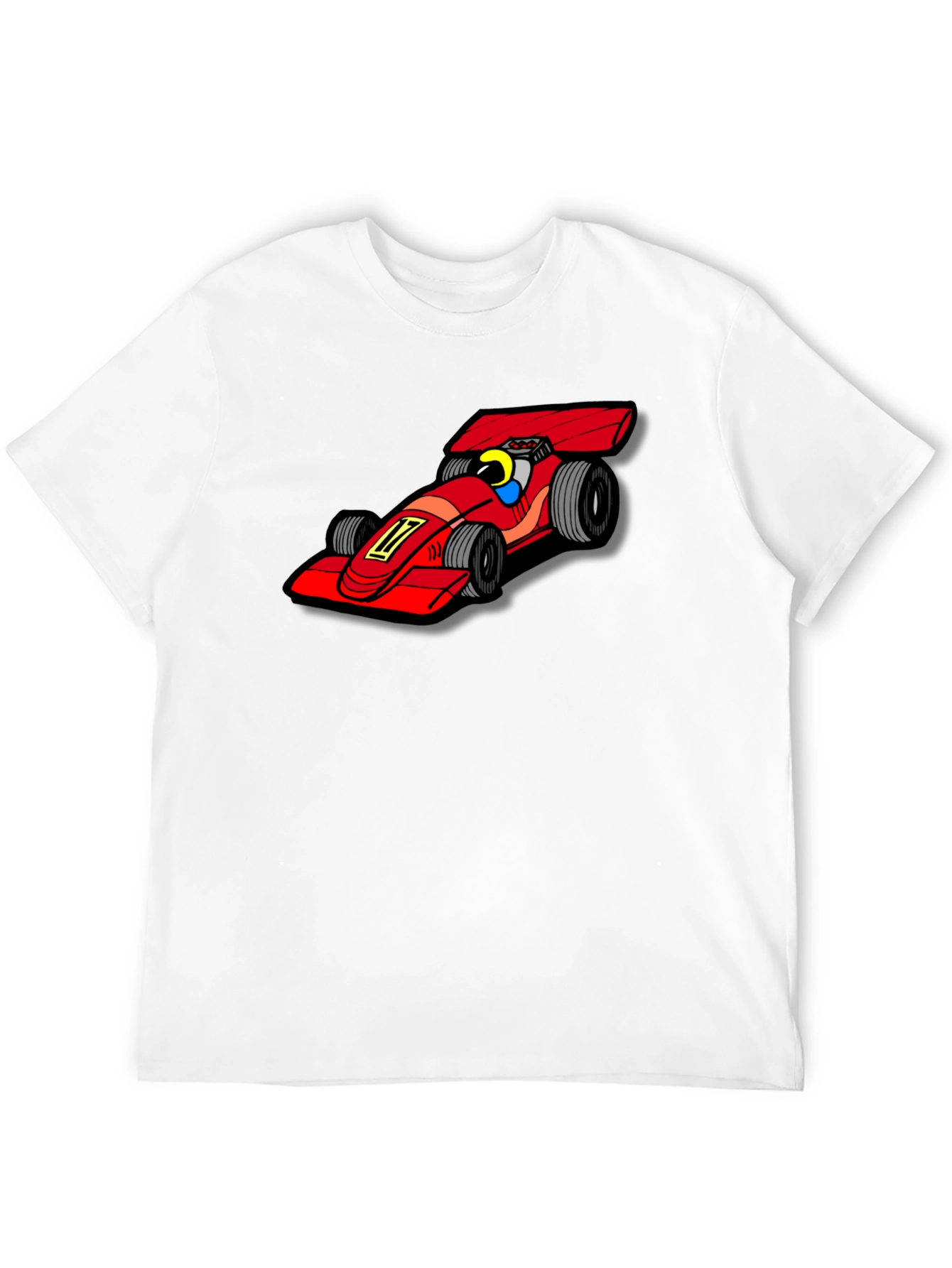 Formula 1 Race Car Graphic Tee - Black