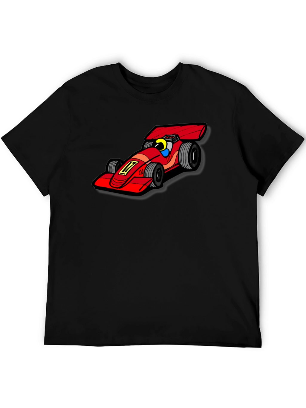 Formula 1 Race Car Graphic Tee - Black