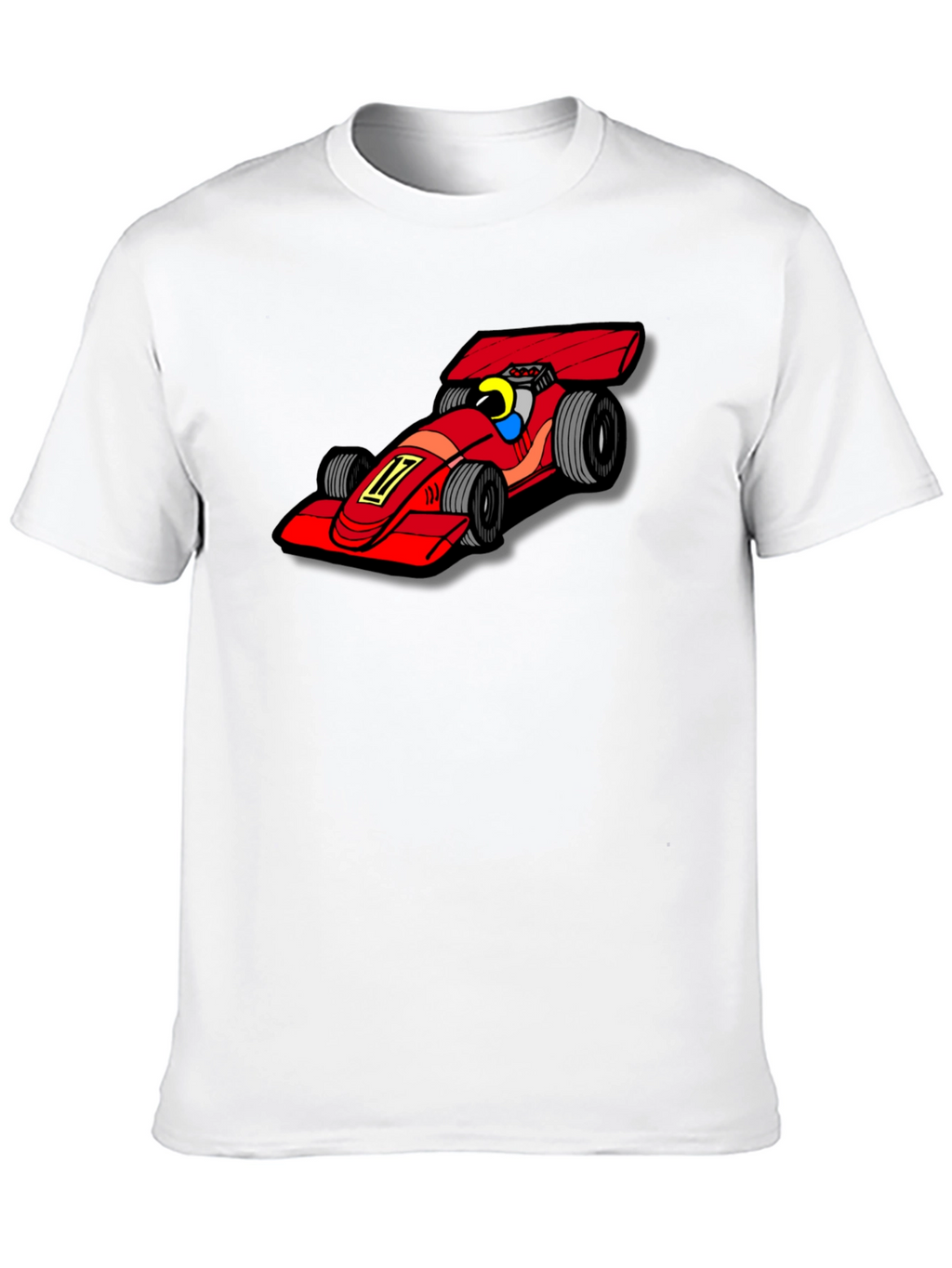 Formula 1 Race Car Graphic Tee - Black