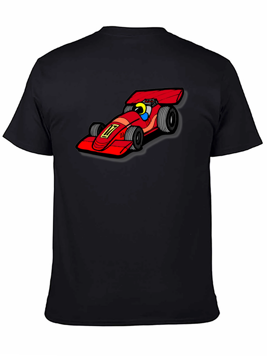 Formula 1 Race Car Graphic Tee - Black