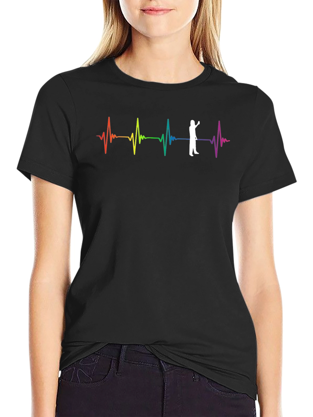 Rainbow Heartbeat T-Shirt - Love & Life