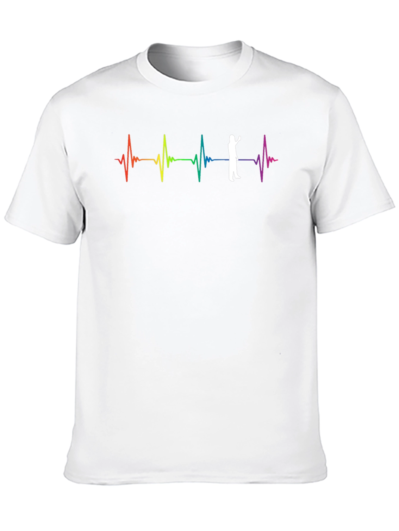 Rainbow Heartbeat T-Shirt - Love & Life