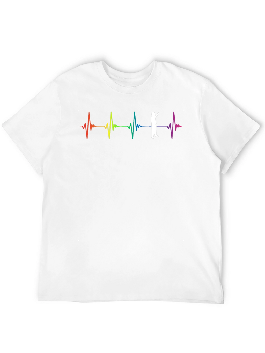 Rainbow Heartbeat T-Shirt - Love & Life