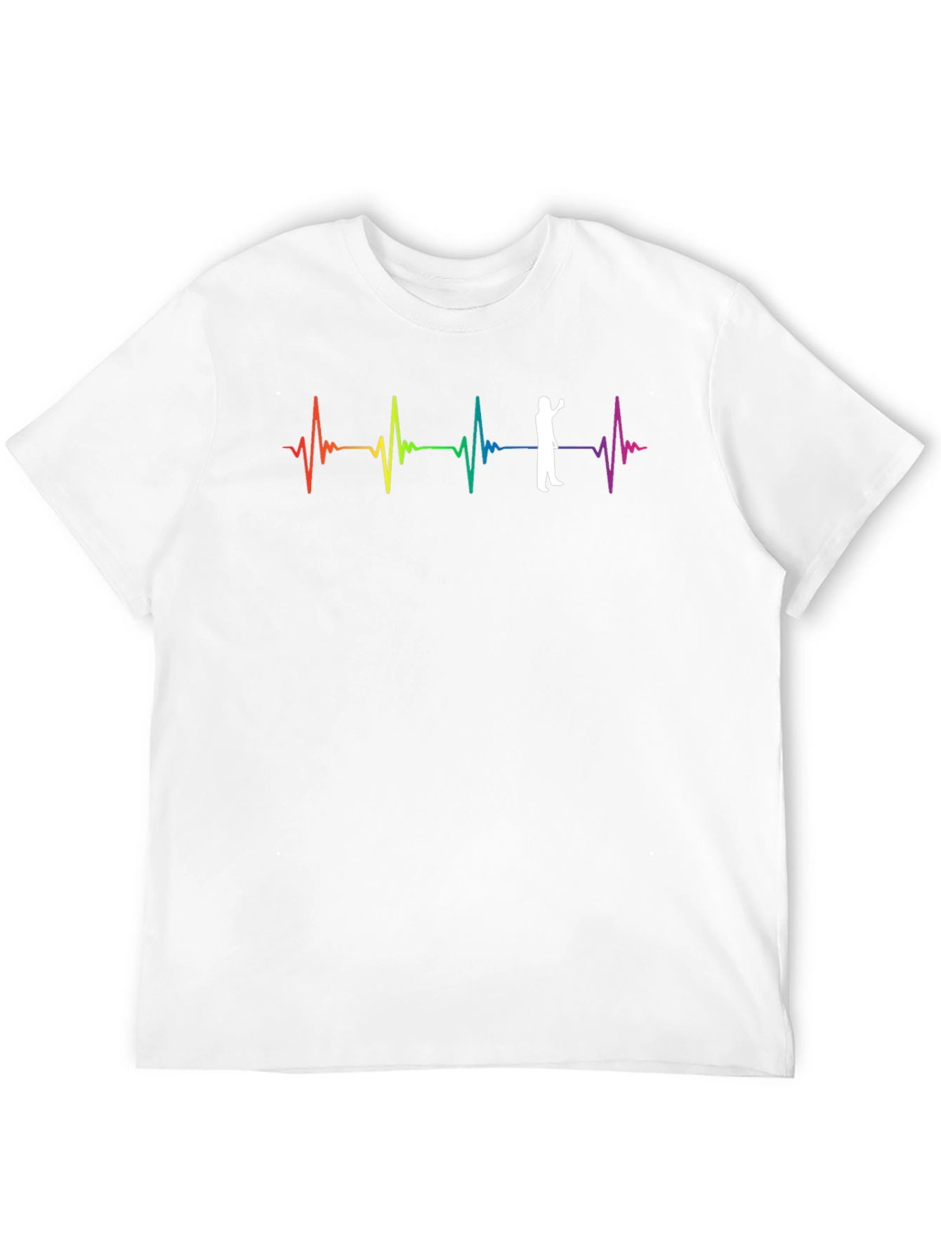 Rainbow Heartbeat T-Shirt - Love & Life