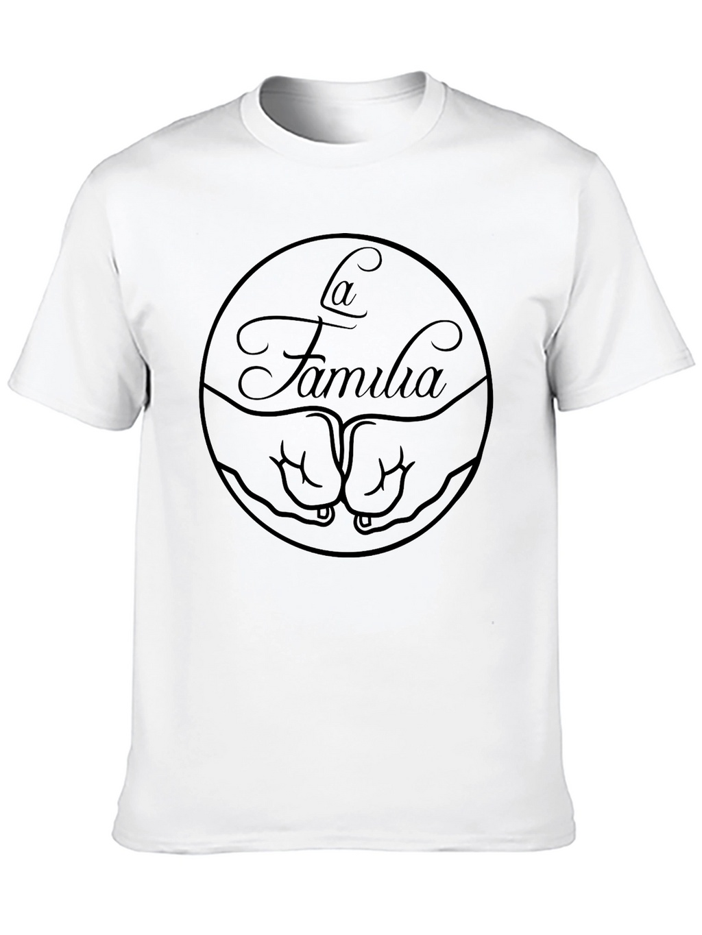 La Familia Black Graphic Tee