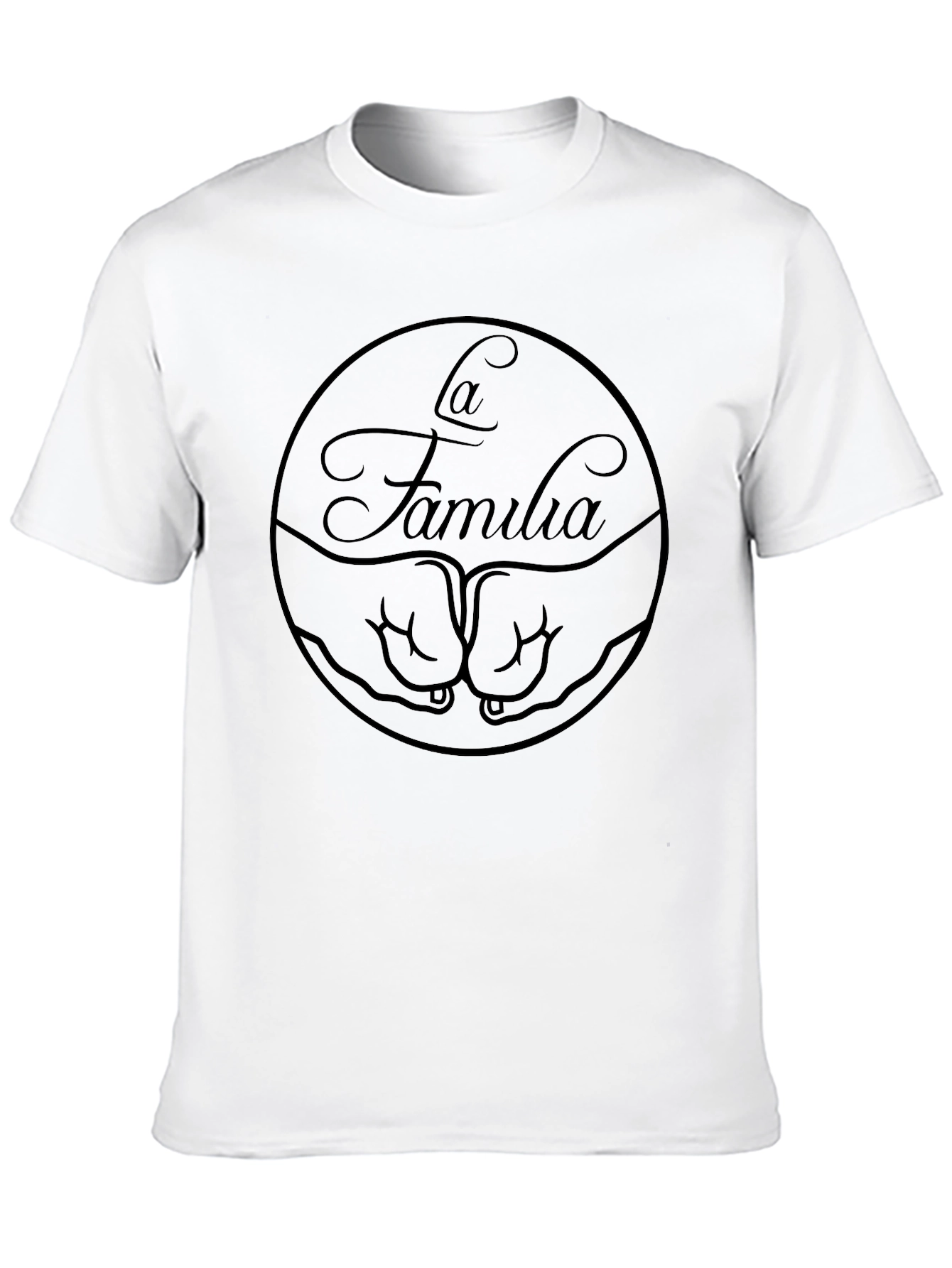 La Familia Black Graphic Tee