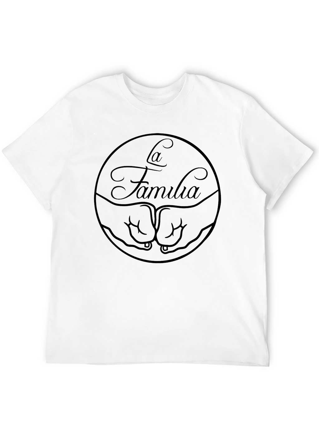 La Familia Black Graphic Tee