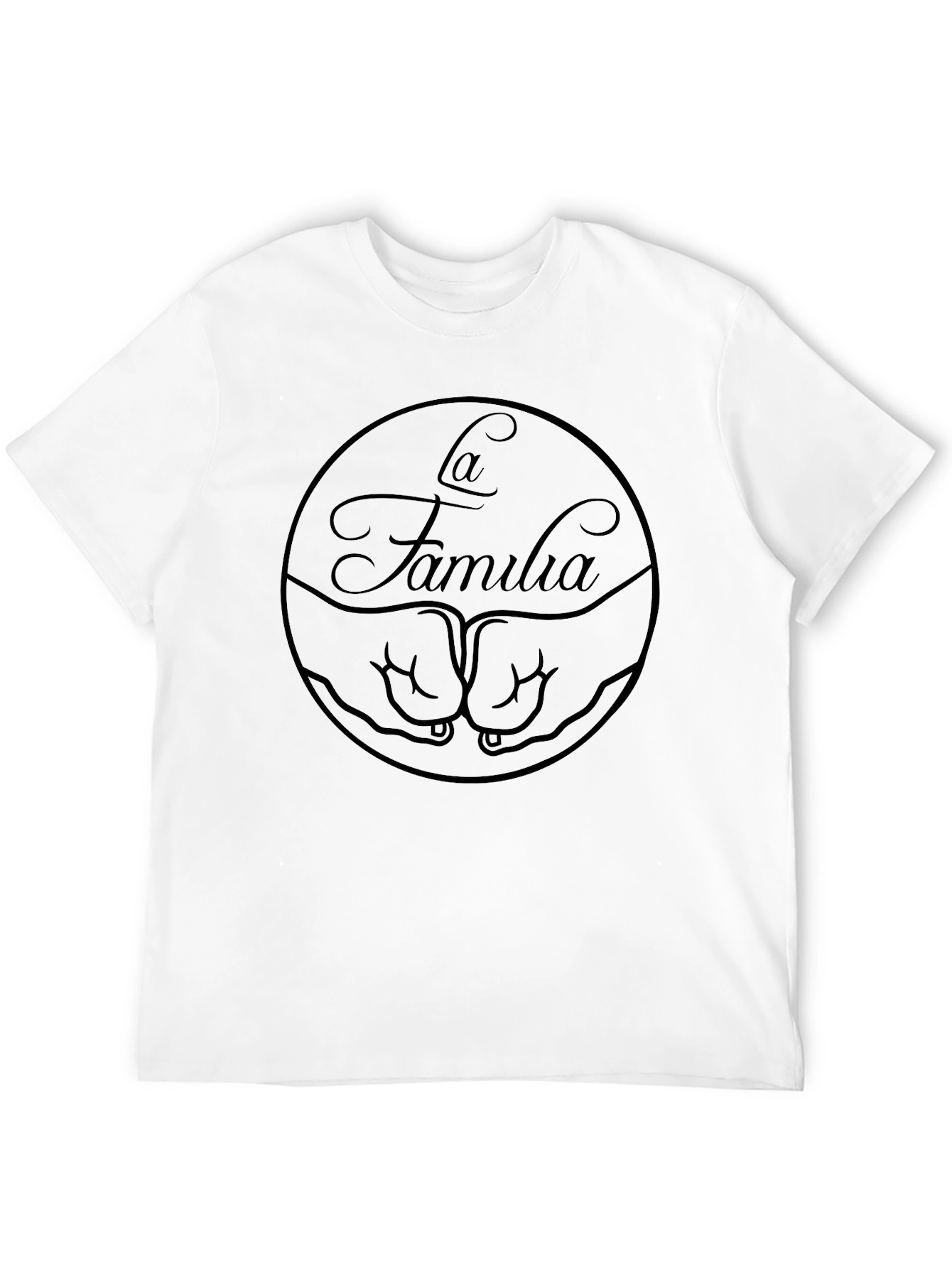 La Familia Black Graphic Tee