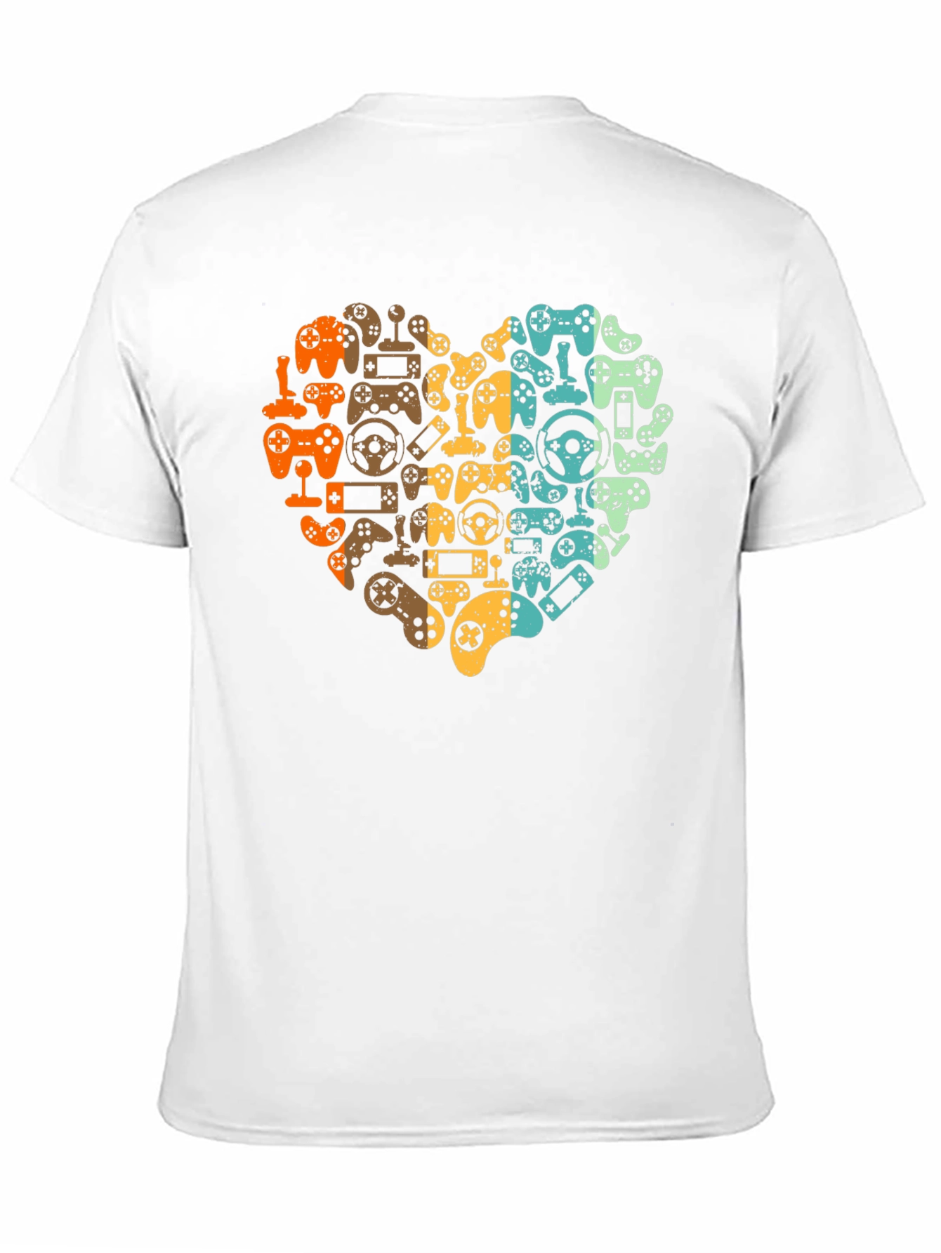 Gaming Heart T-Shirt - Gamer Love