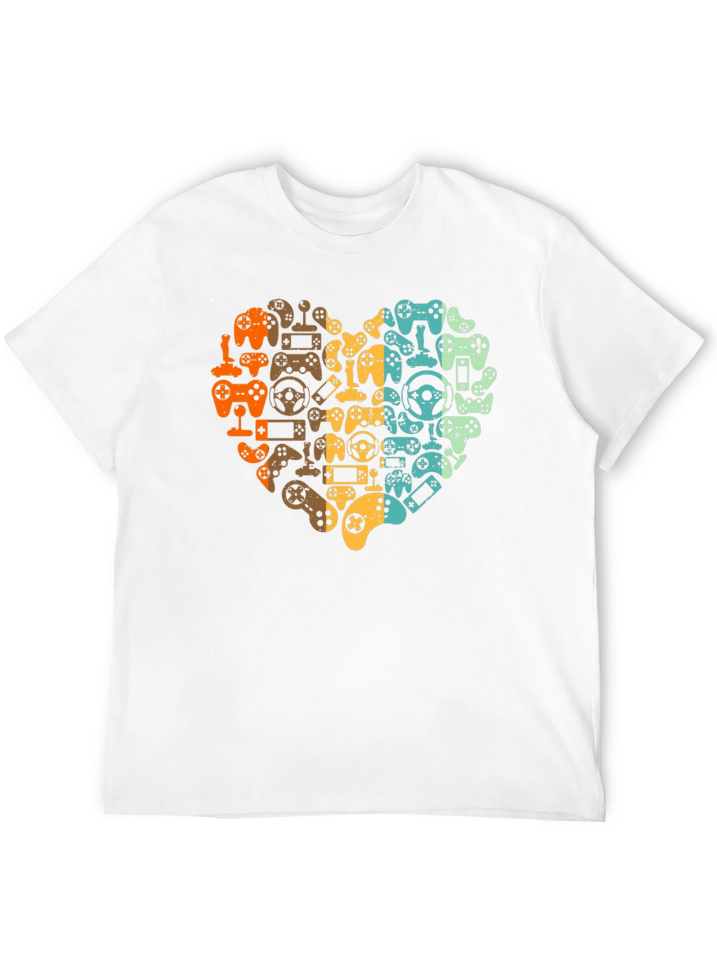 Gaming Heart T-Shirt - Gamer Love