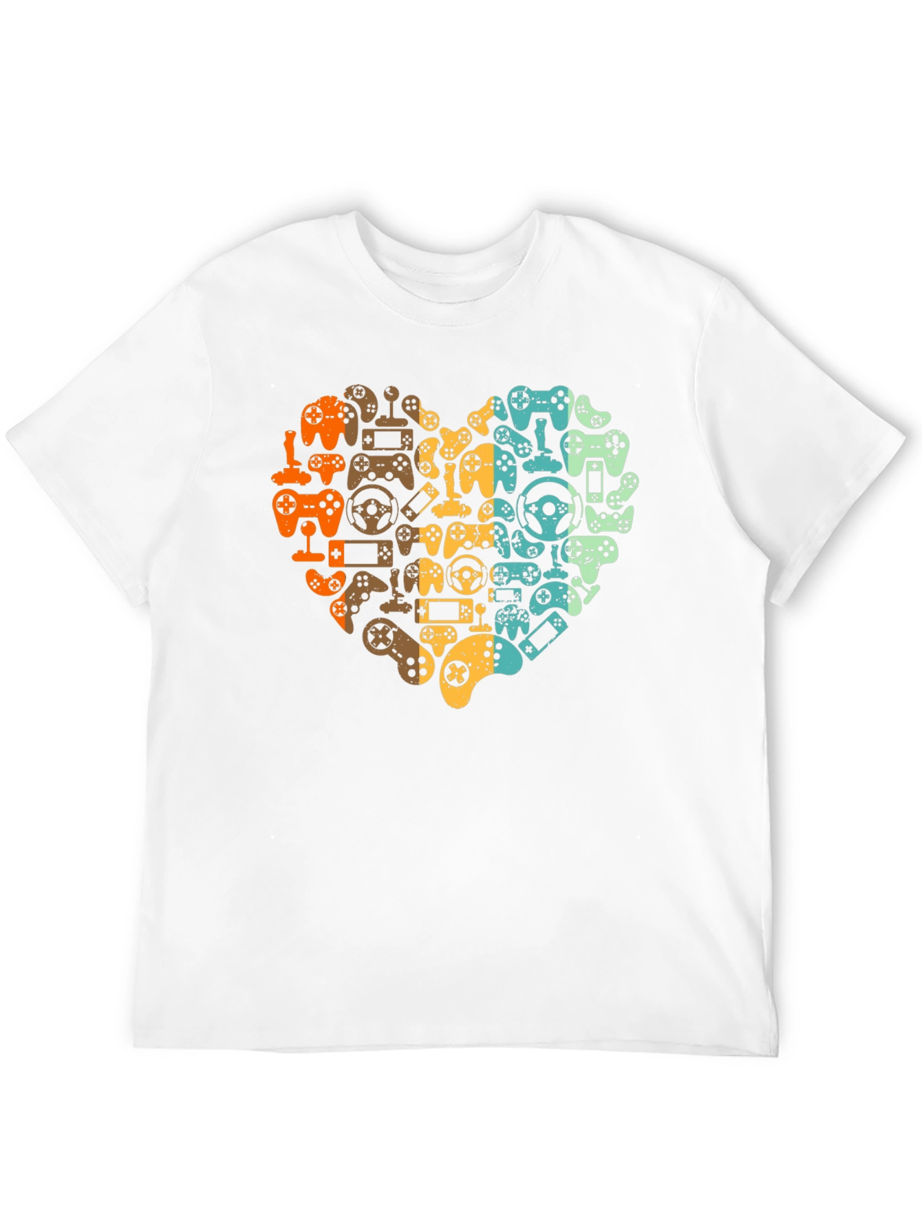 Gaming Heart T-Shirt - Gamer Love
