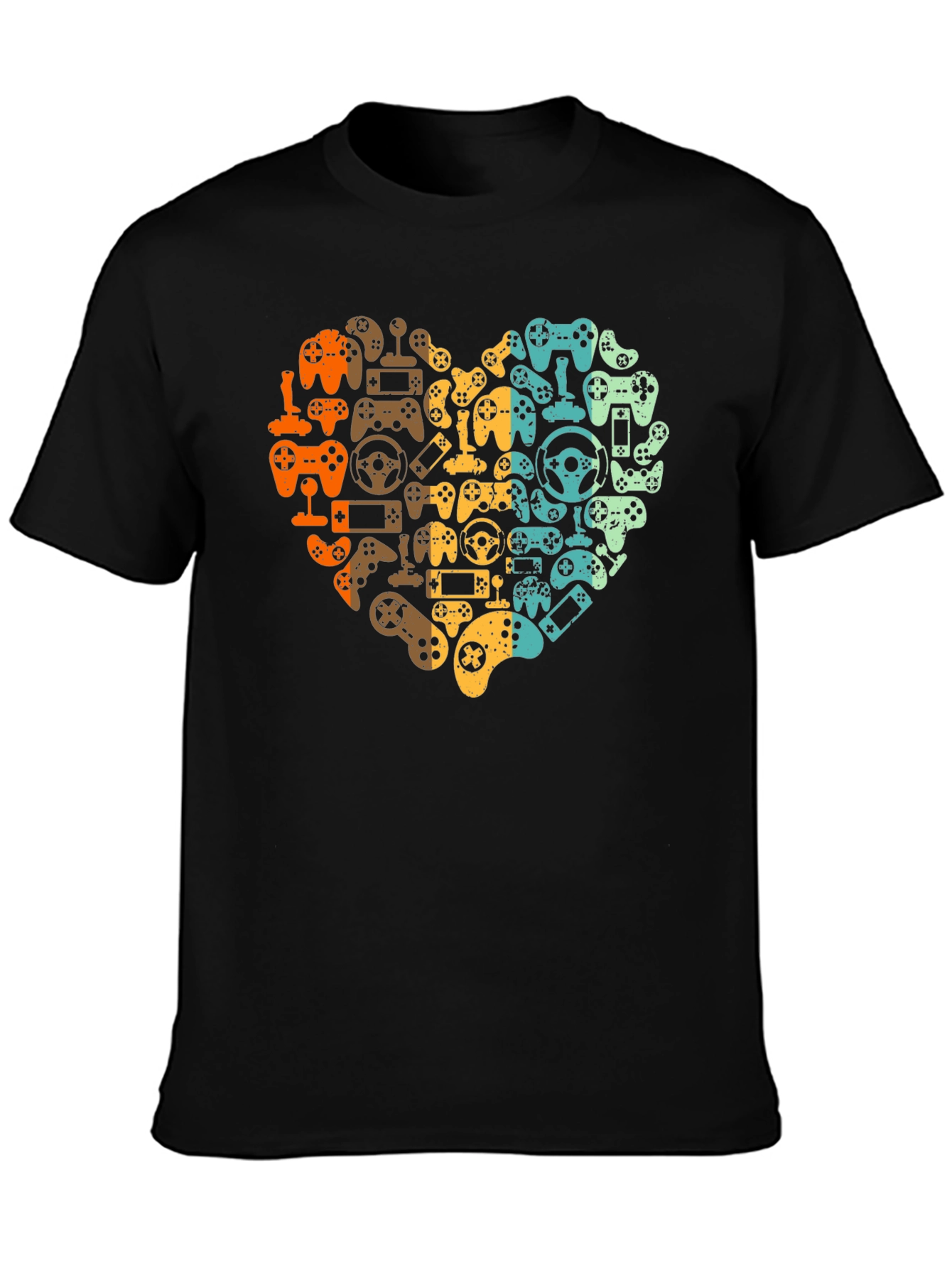 Gaming Heart T-Shirt - Gamer Love