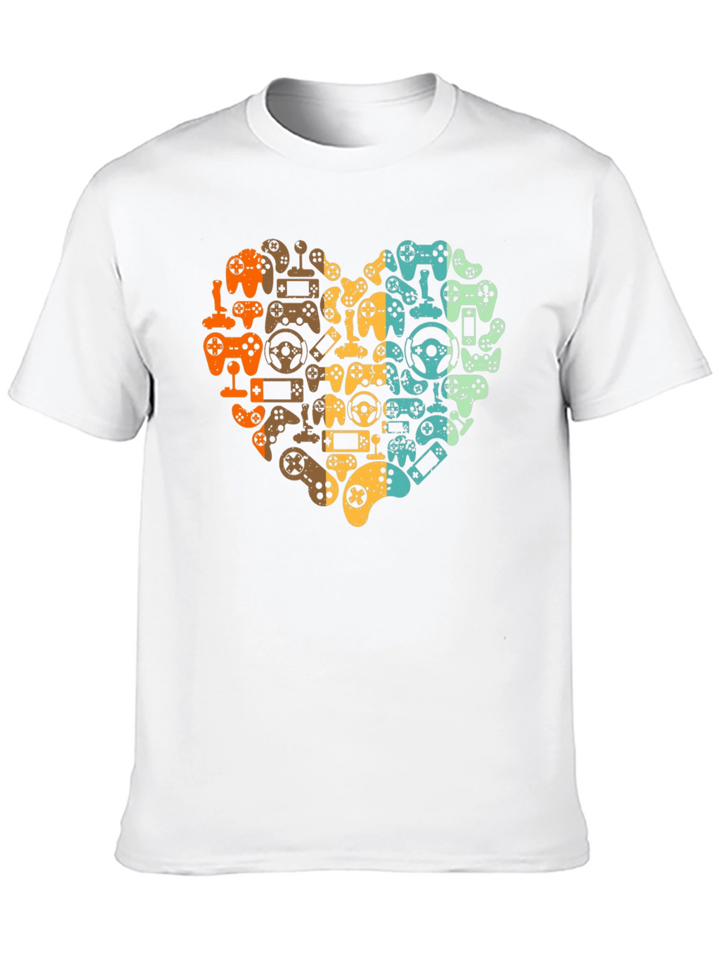 Gaming Heart T-Shirt - Gamer Love