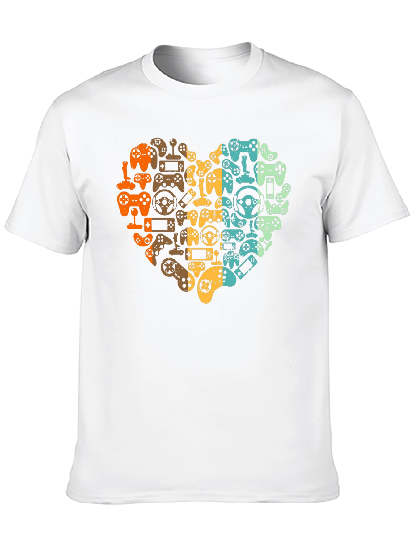 Gaming Heart T-Shirt - Gamer Love