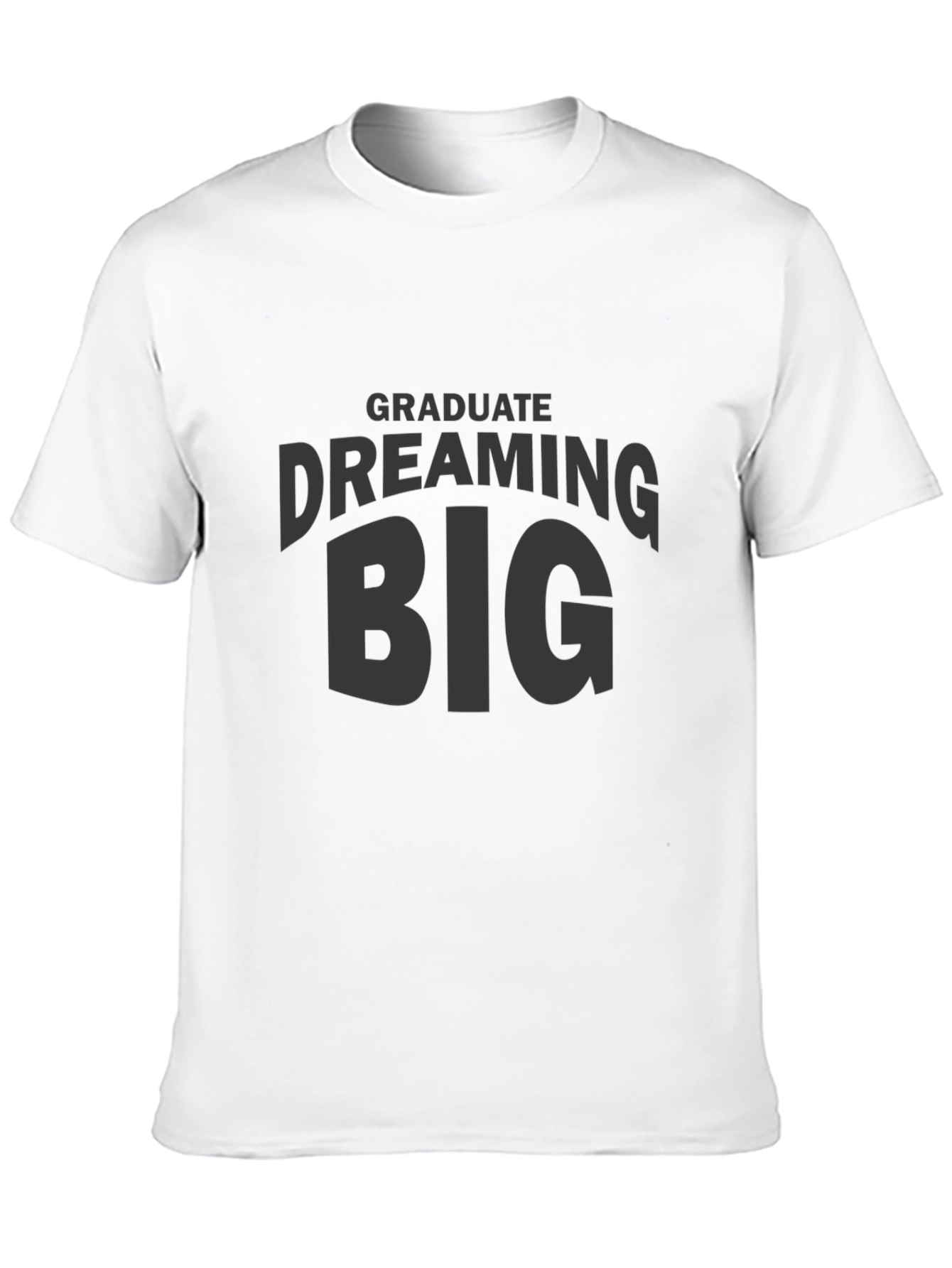 Dream Big Graduate Black T-Shirt