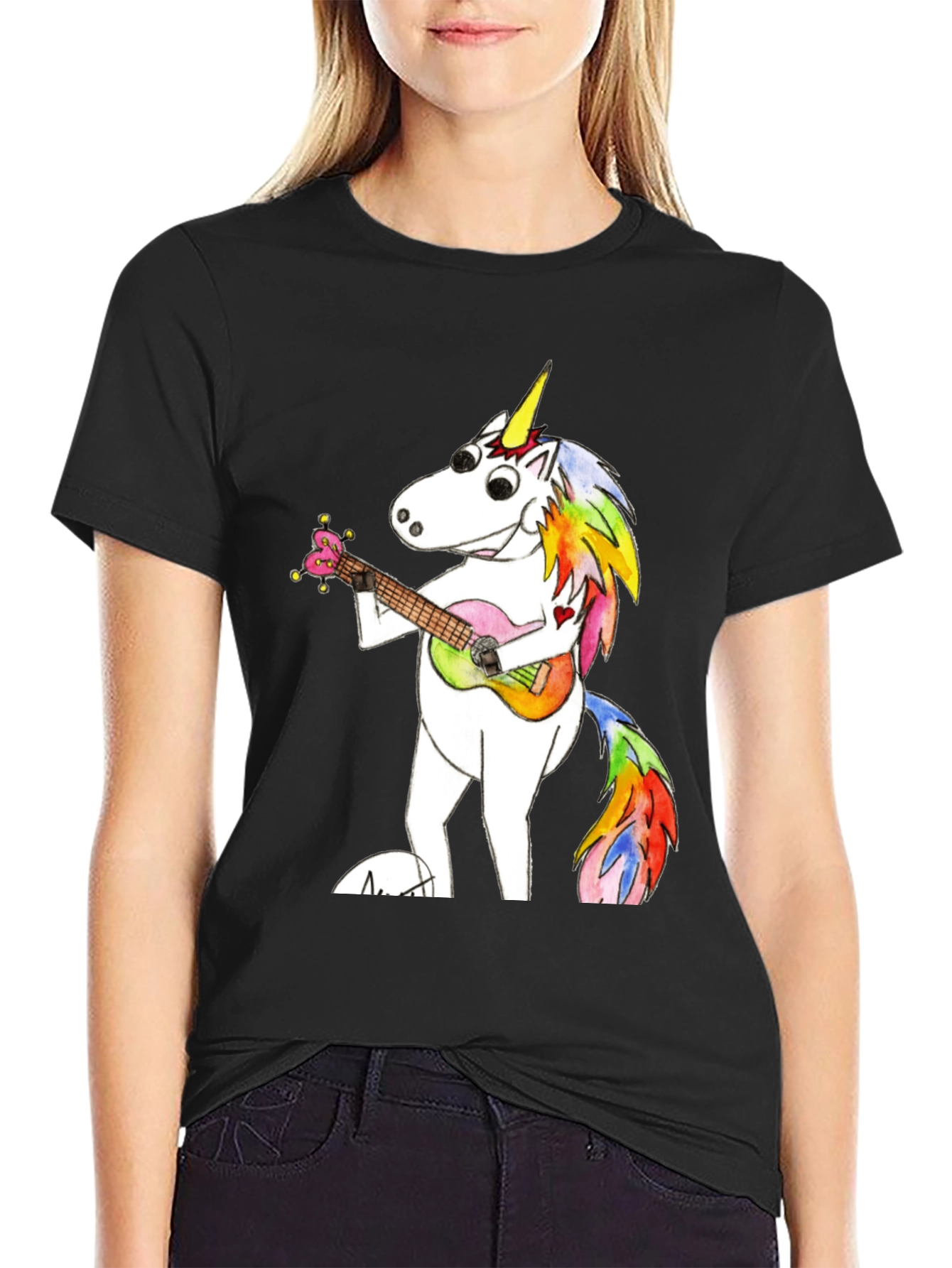 Unicorn Ukulele Graphic Tee