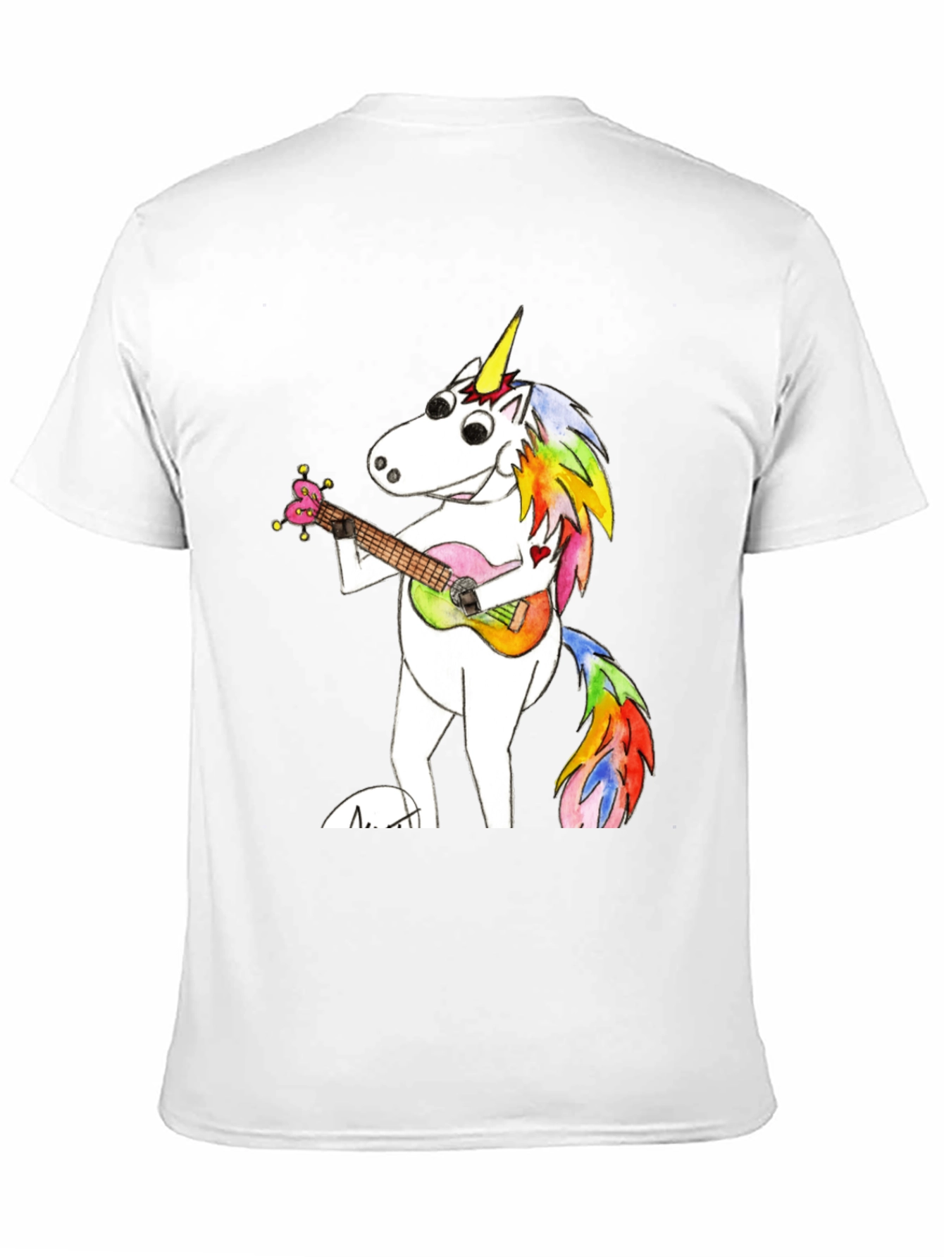 Unicorn Ukulele Graphic Tee