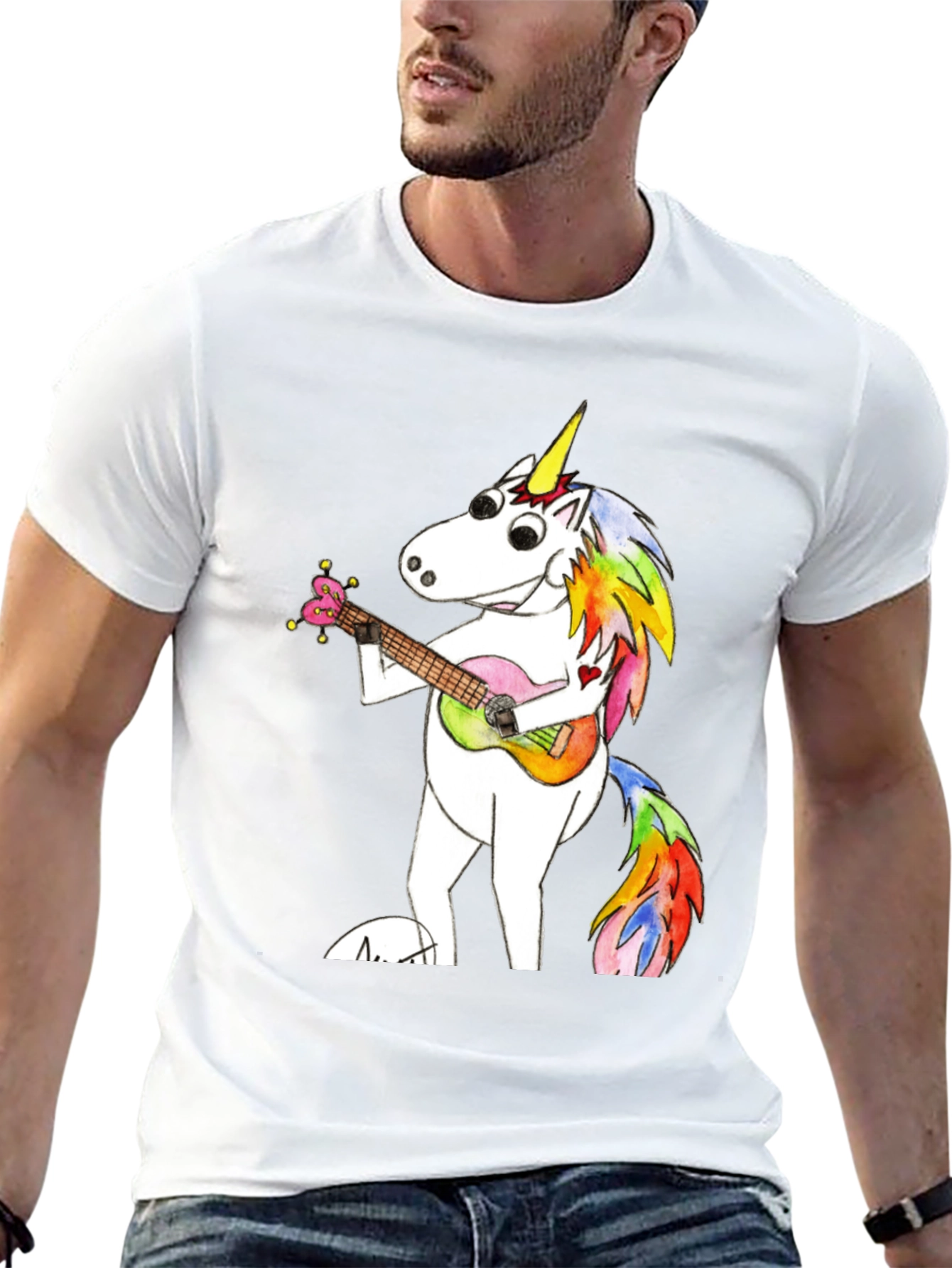 Unicorn Ukulele Graphic Tee