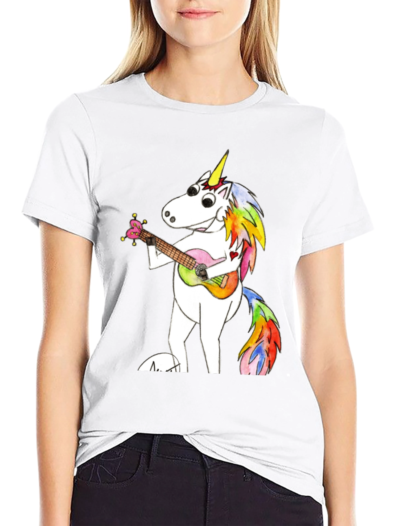 Unicorn Ukulele Graphic Tee